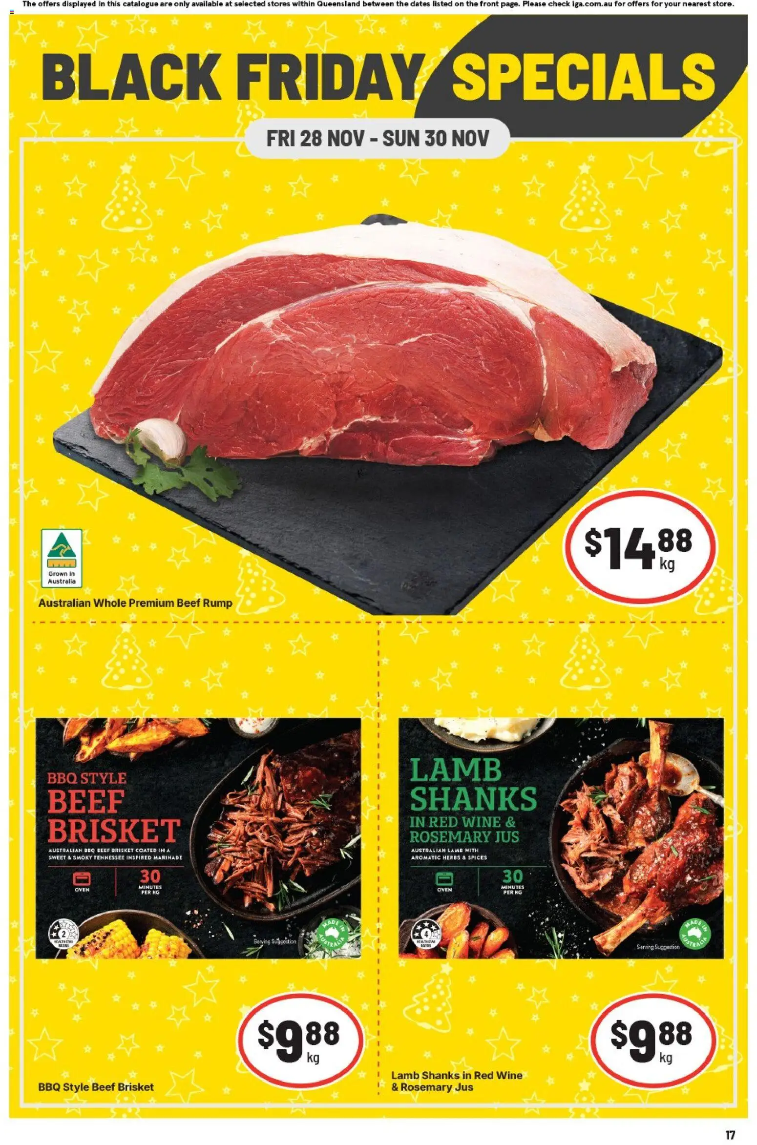 IGA catalogue - valid from 28.11.2025 | Page: 2 | Products: Wine, Lamb, Beef, Oven