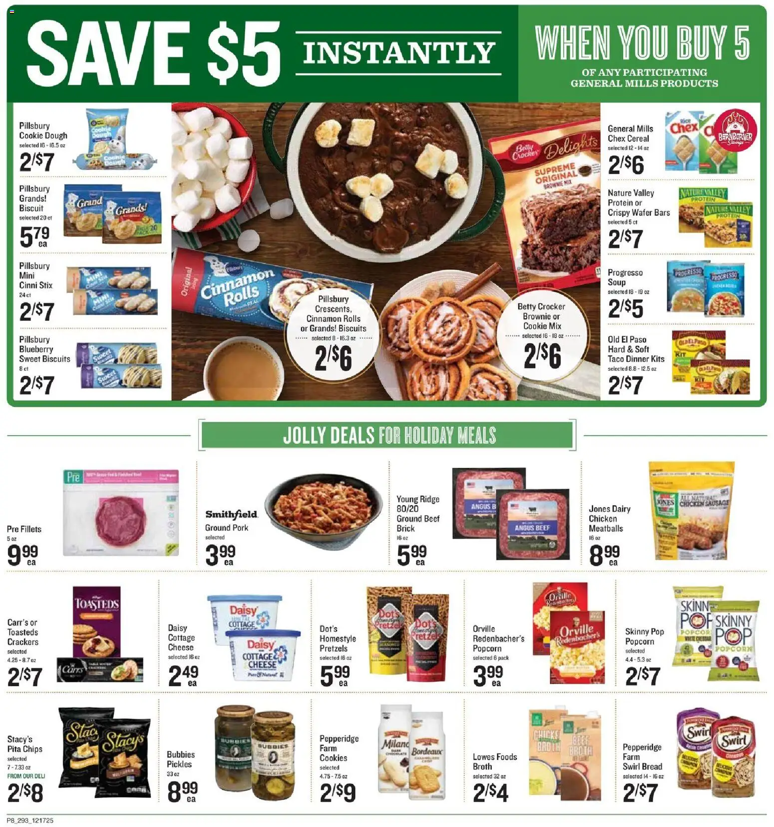 Lowes Foods Weekly Ad - SC - valid from 17.12.2025 | Page: 8 | Products: Ridge, Rice, Beef, Chips