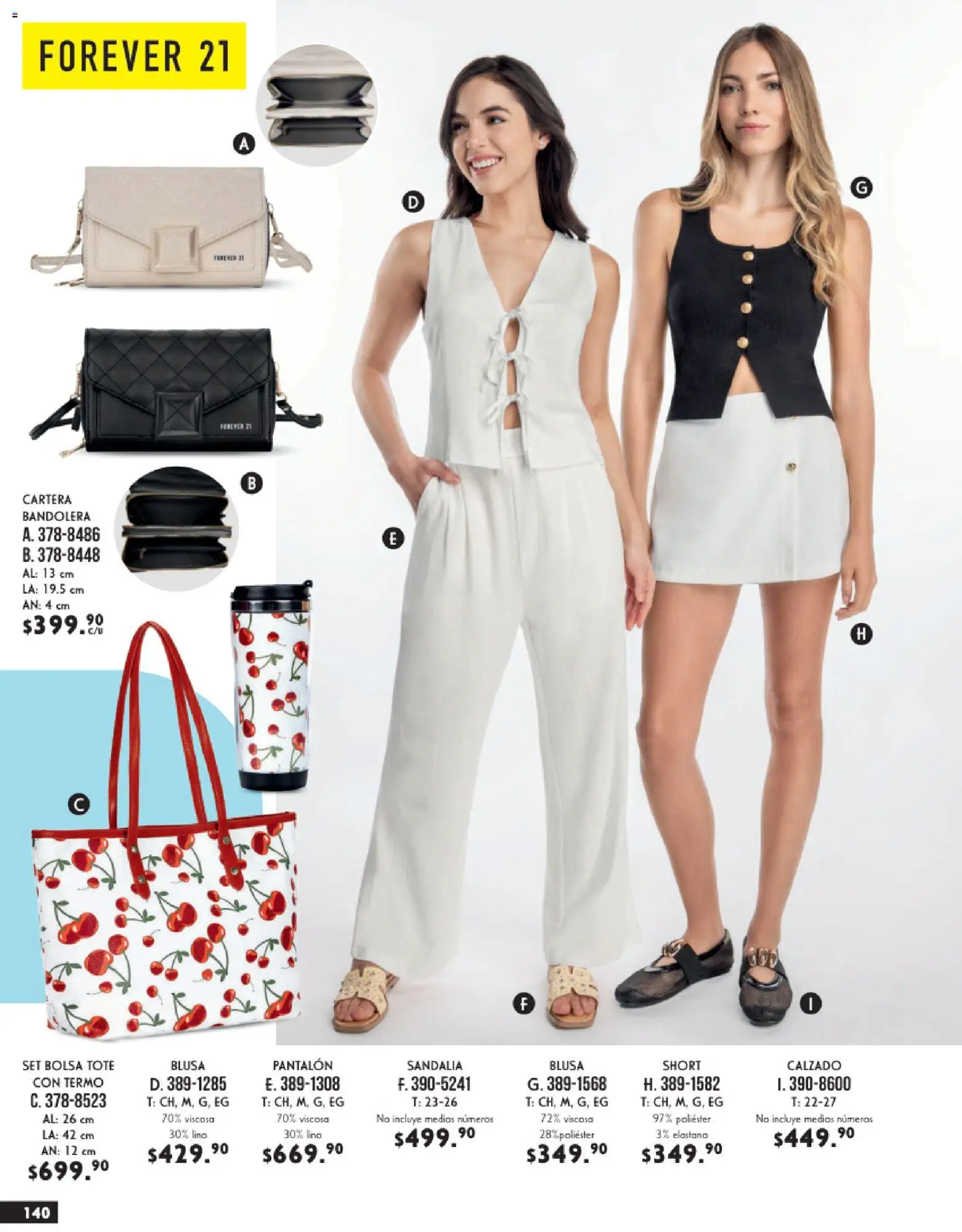 Nuevas ofertas de Andrea válidas en toda la República Mexicana desde el 25.01.2026. ¡Encuentra las mejores ofertas en Andrea catálogo Vestir! | Página: 140 | Productos: Blusa, Bolsa, Short, Termo