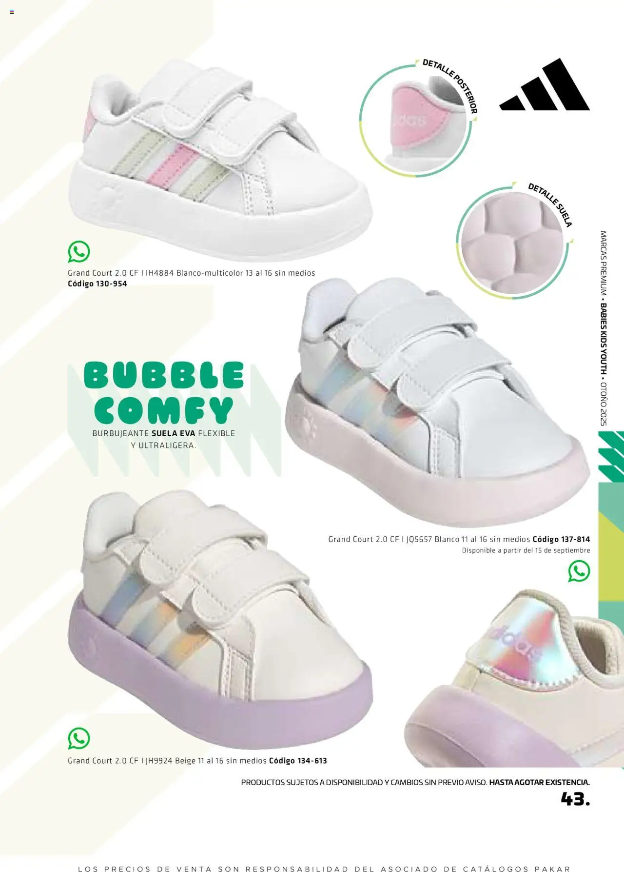 Nuevas ofertas de SC Pakar válidas en toda la República Mexicana desde el 29.08.2025. ¡Encuentra las mejores ofertas en SC Pakar - Catálogo Otoño Kids! | Página: 43 | Productos: Flexible