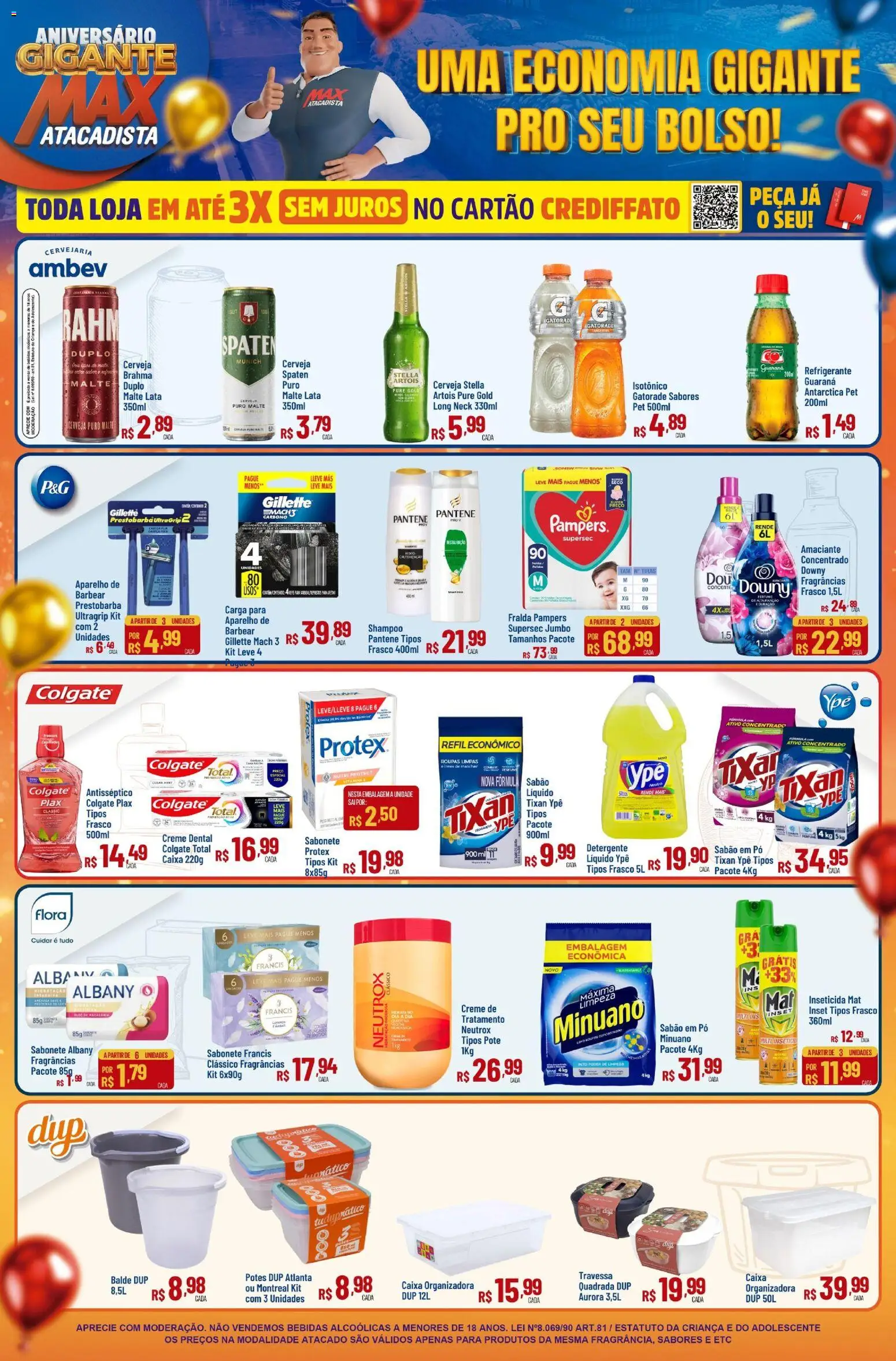 Max Atacadista Folheto - válido de 20.10.2025 | Página: 3 | Produtos: Gatorade, Caixa, Cerveja, Amaciante