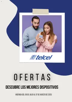 Vista previa de Telcel catálogo, nuevo folleto de la tienda, válido en México a partir del 09.07.2025