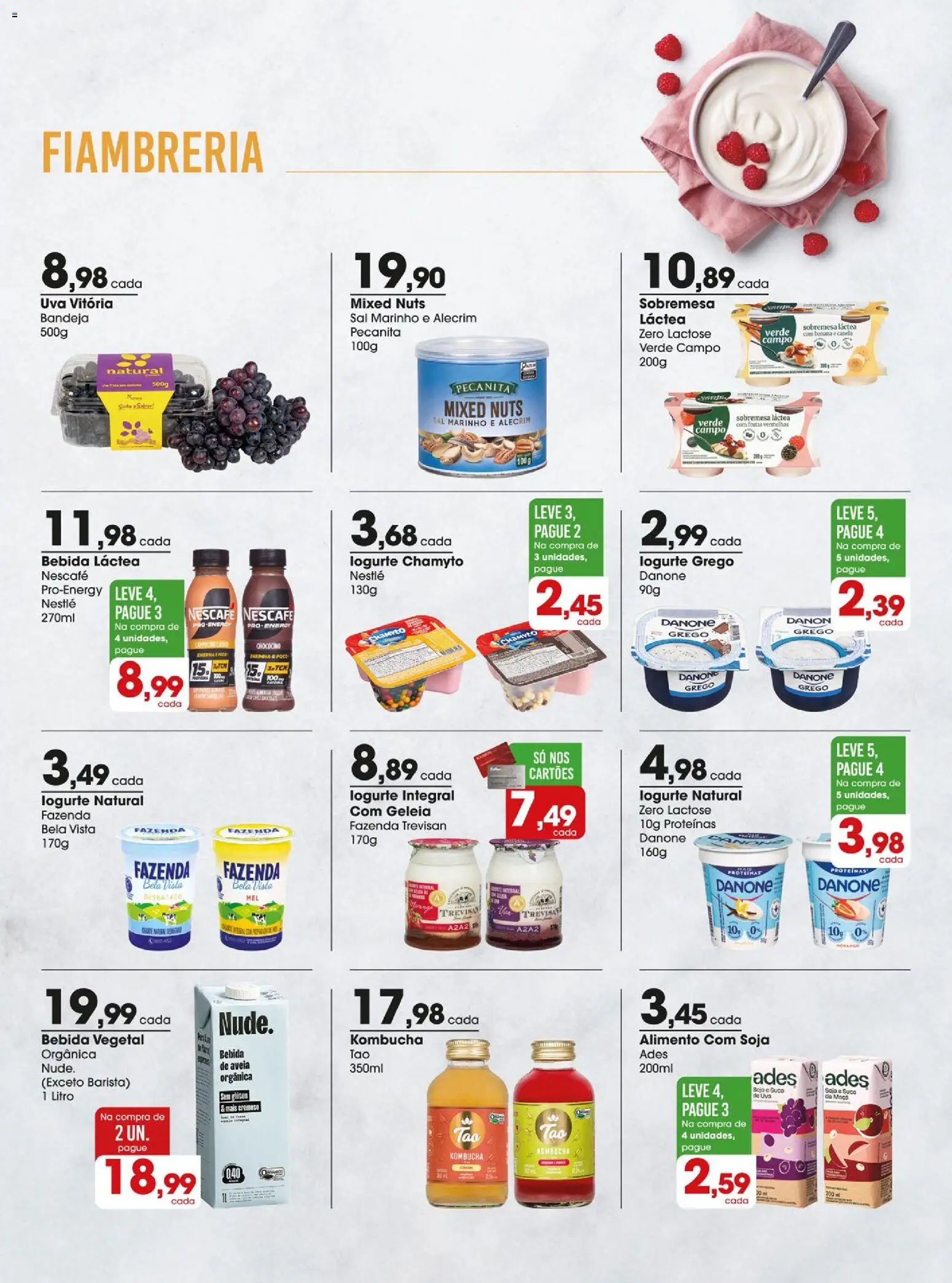 Zaffari Folheto - válido de 04.11.2025 | Página: 9 | Produtos: Geleia, Bebida, Canela, Iogurte grego