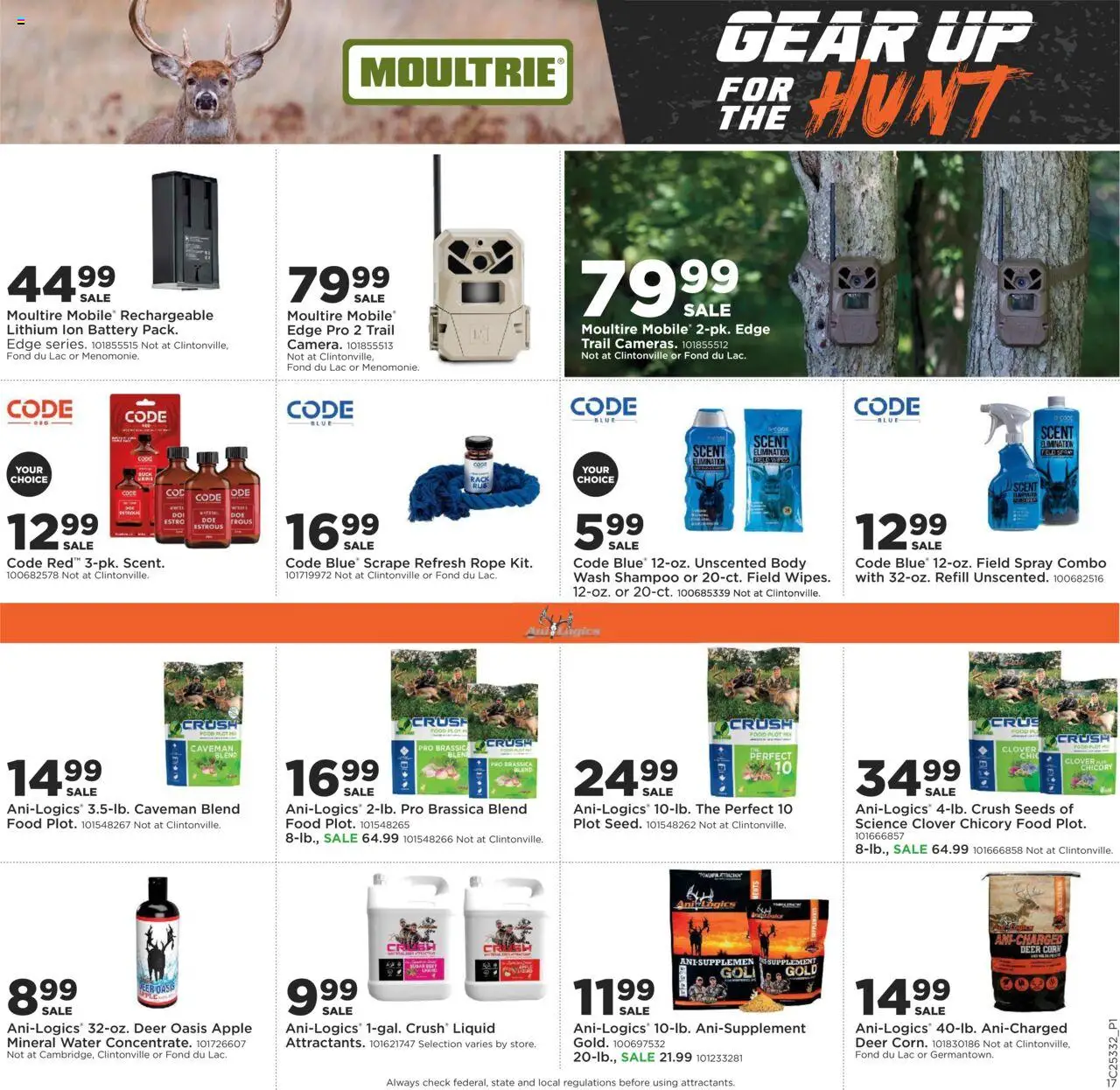 Mills Fleet Farm Gear Up For the Hunt - valid from 14.08.2025 | Page: 17 | Products: Corn, Battery, Shampoo, Water