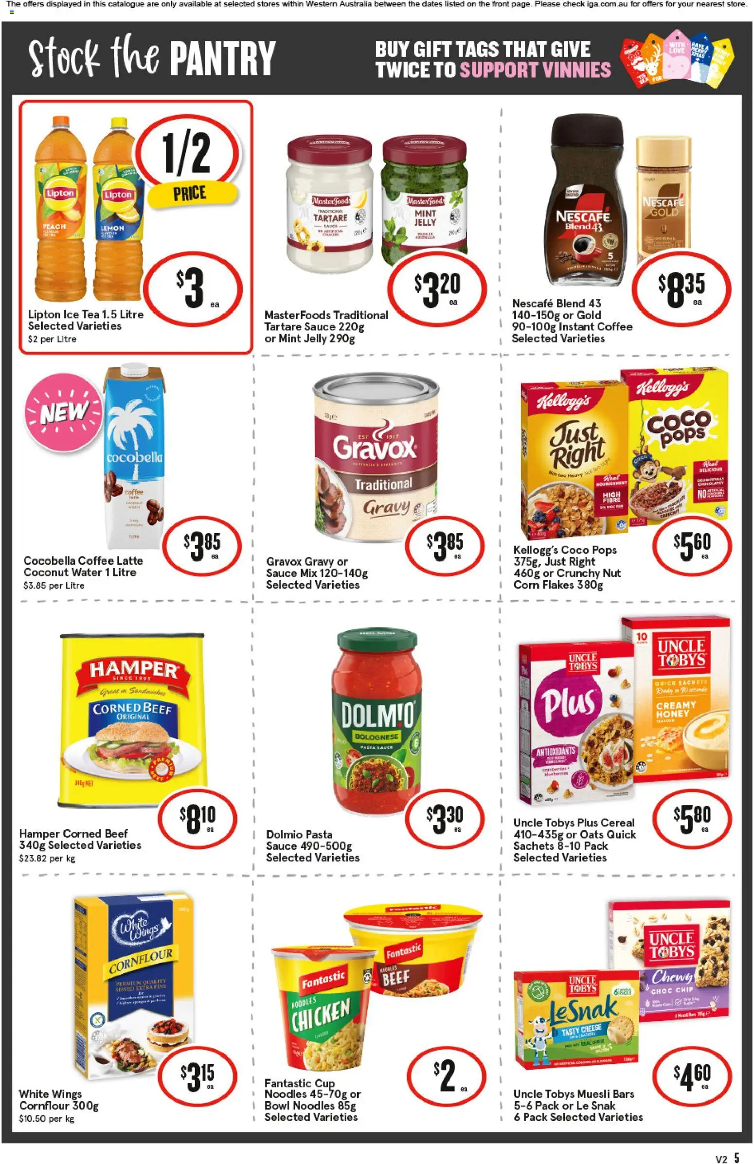 IGA catalogue - valid from 12.11.2025 | Page: 6 | Products: Honey, Noodles, Oats, Flakes