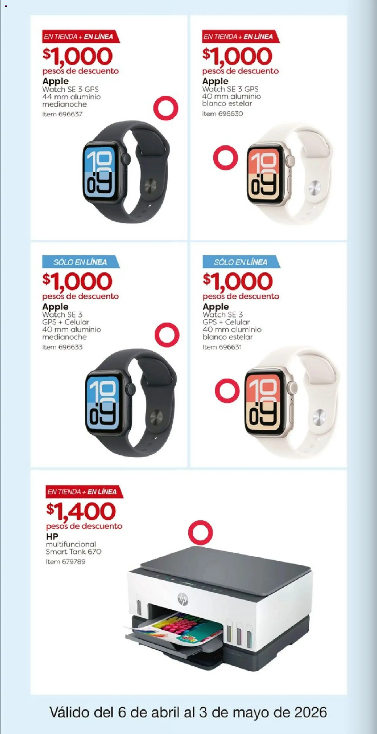 Nuevas ofertas de Costco válidas en toda la República Mexicana desde el 06.04.2026. ¡Encuentra las mejores ofertas en Costco catálogo! | Página: 6