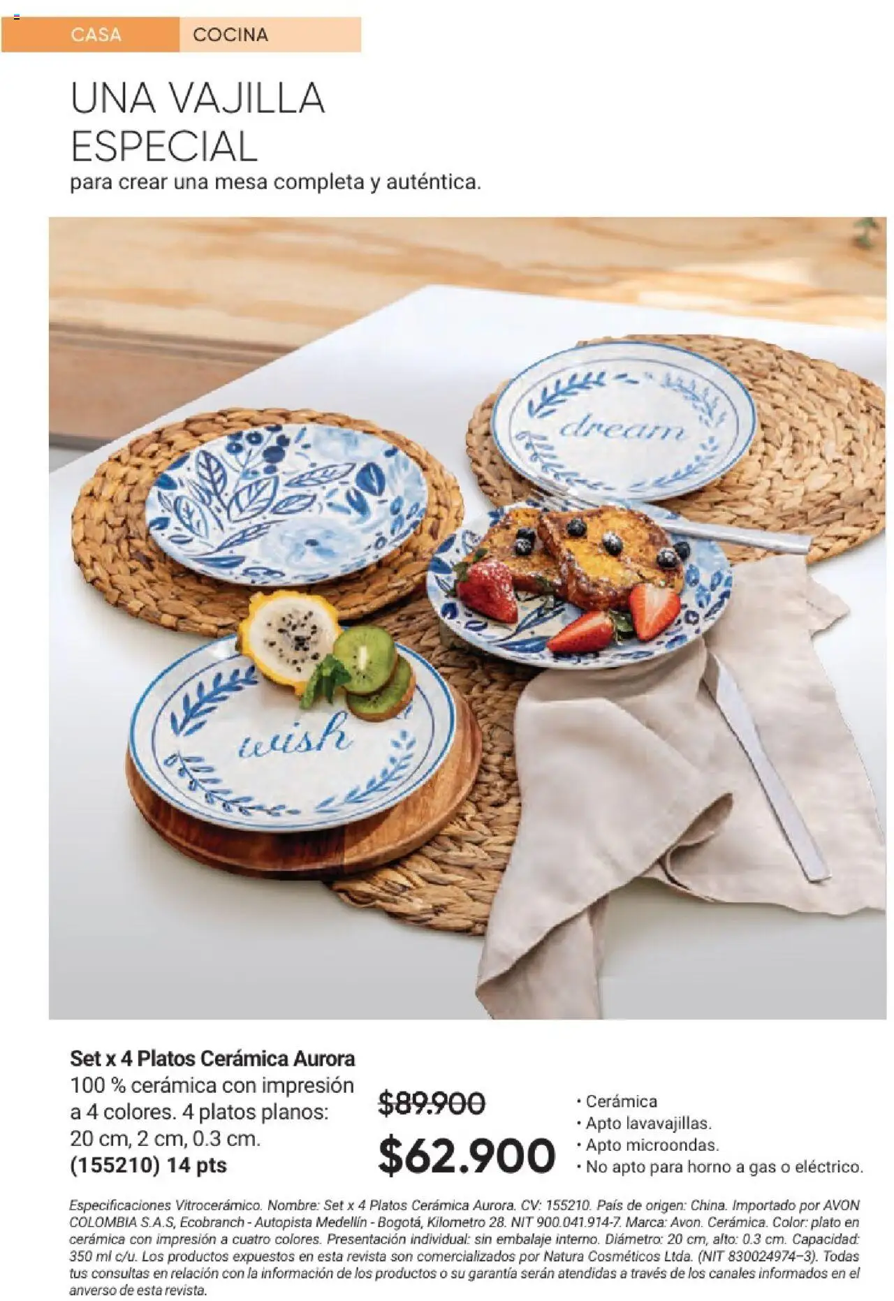 Avon revista - valida desde el 18.06.2025 | Página: 29 | Productos: Magdalena, Horno, Cocina, Cerámica
