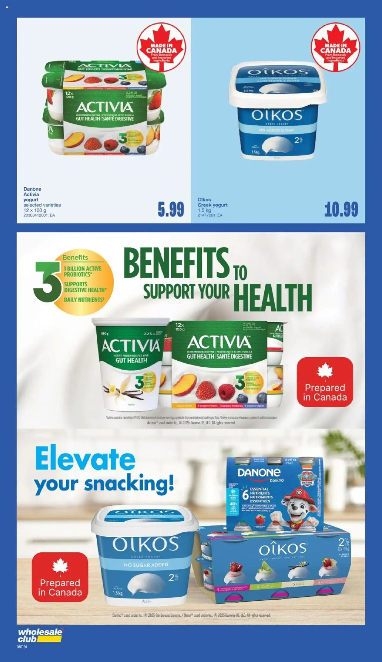 Wholesale Club flyer valid from 31.07.2025 | Page: 26 | Products: Yogurt