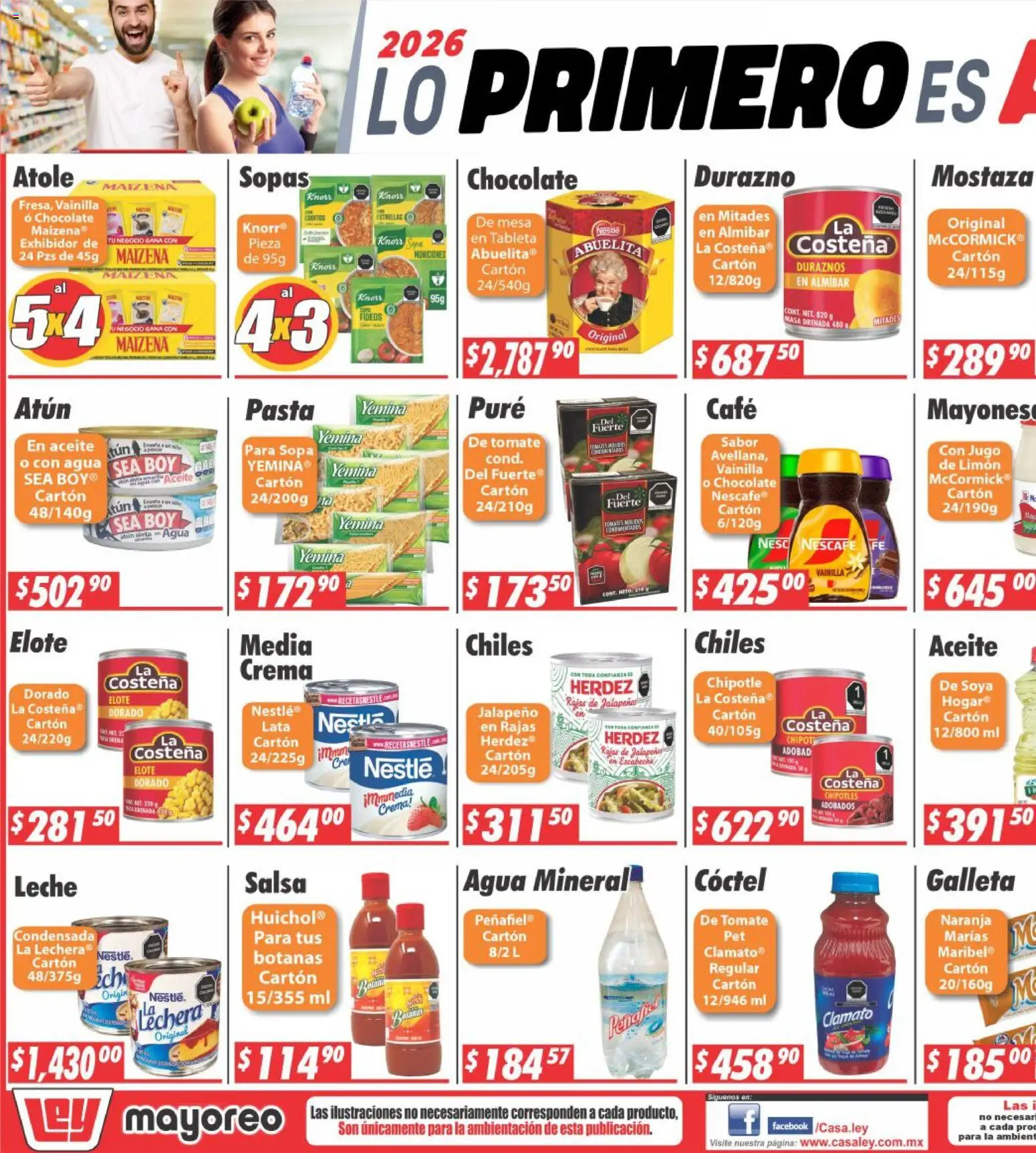 Nuevas ofertas de Casa Ley válidas en toda la República Mexicana desde el 26.01.2026. ¡Encuentra las mejores ofertas en Casa Ley folleto Nogales! | Página: 5 | Productos: Tomate, Fideos, Pasta, Tableta