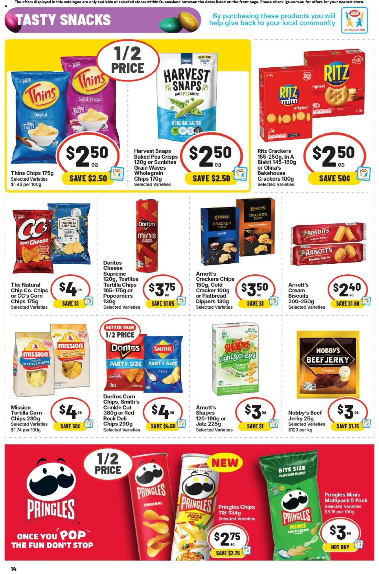 IGA catalogue - valid from 01.04.2026 | Page: 17 | Products: Light, Pizza, Chips, Lemon