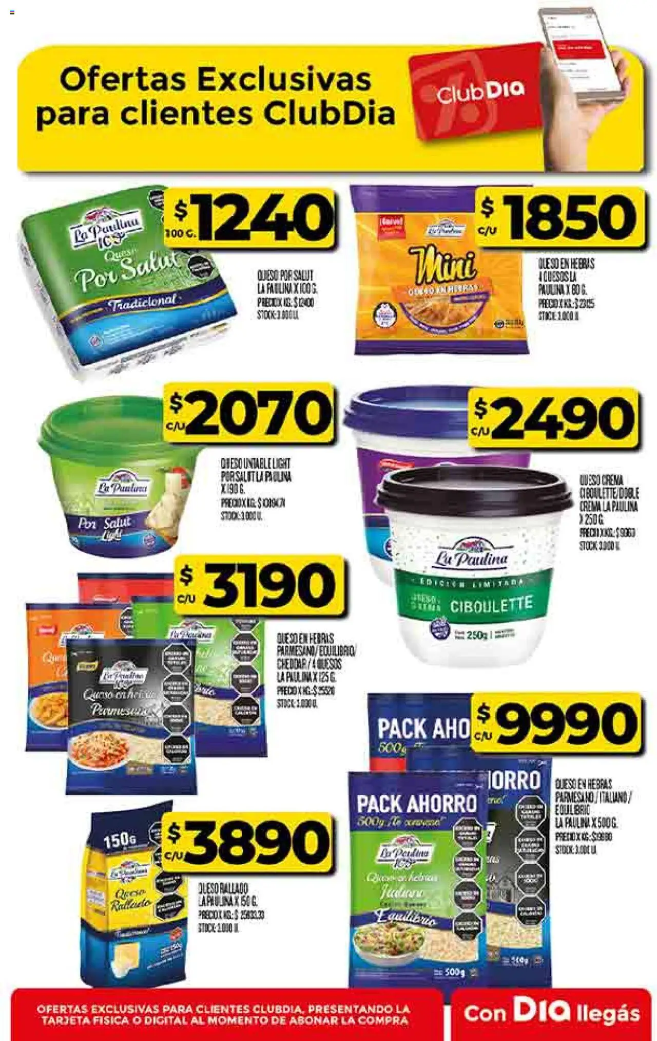 Supermercado DIA Ofertas - Salta y Jujuy │ válido desde el 30.07.2025 | Página: 37 | Productos: Queso crema, Queso, Crema