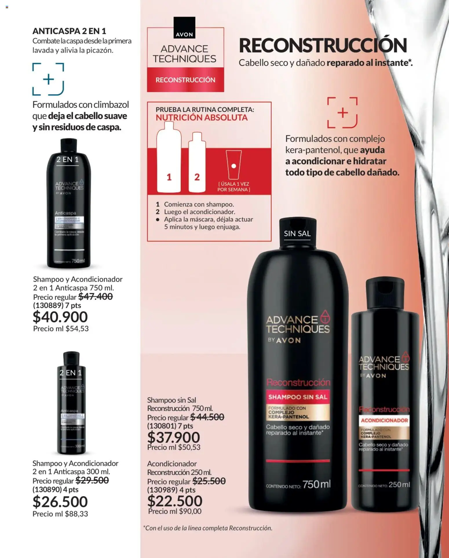 Avon revista - valida desde el 01.02.2026 | Página: 157 | Productos: Sal, Shampoo, Acondicionador