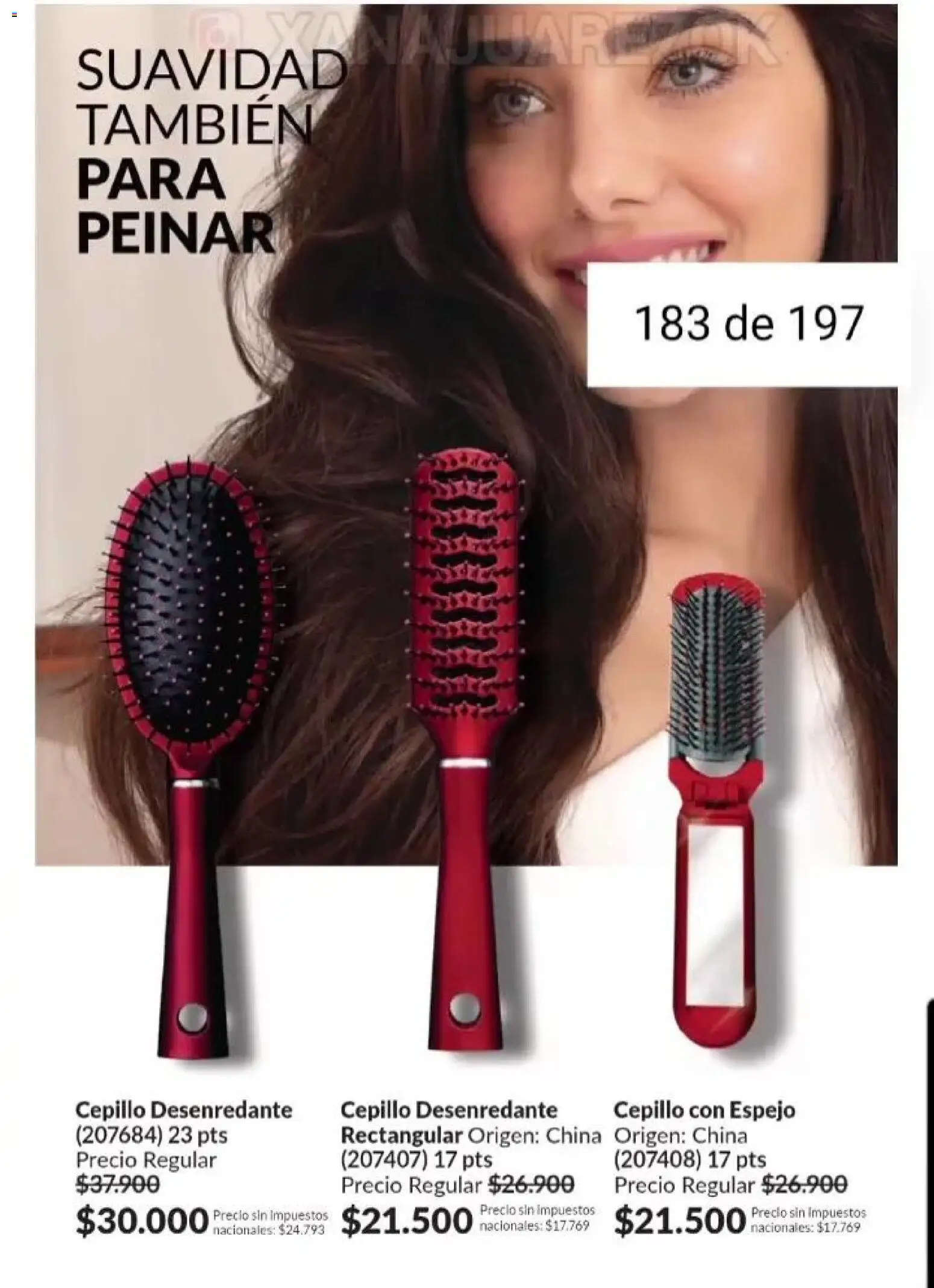 Catálogo AVON Campaña 15/2025 │ válido desde el 23.10.2025 | Página: 159 | Productos: Espejo, Cepillo