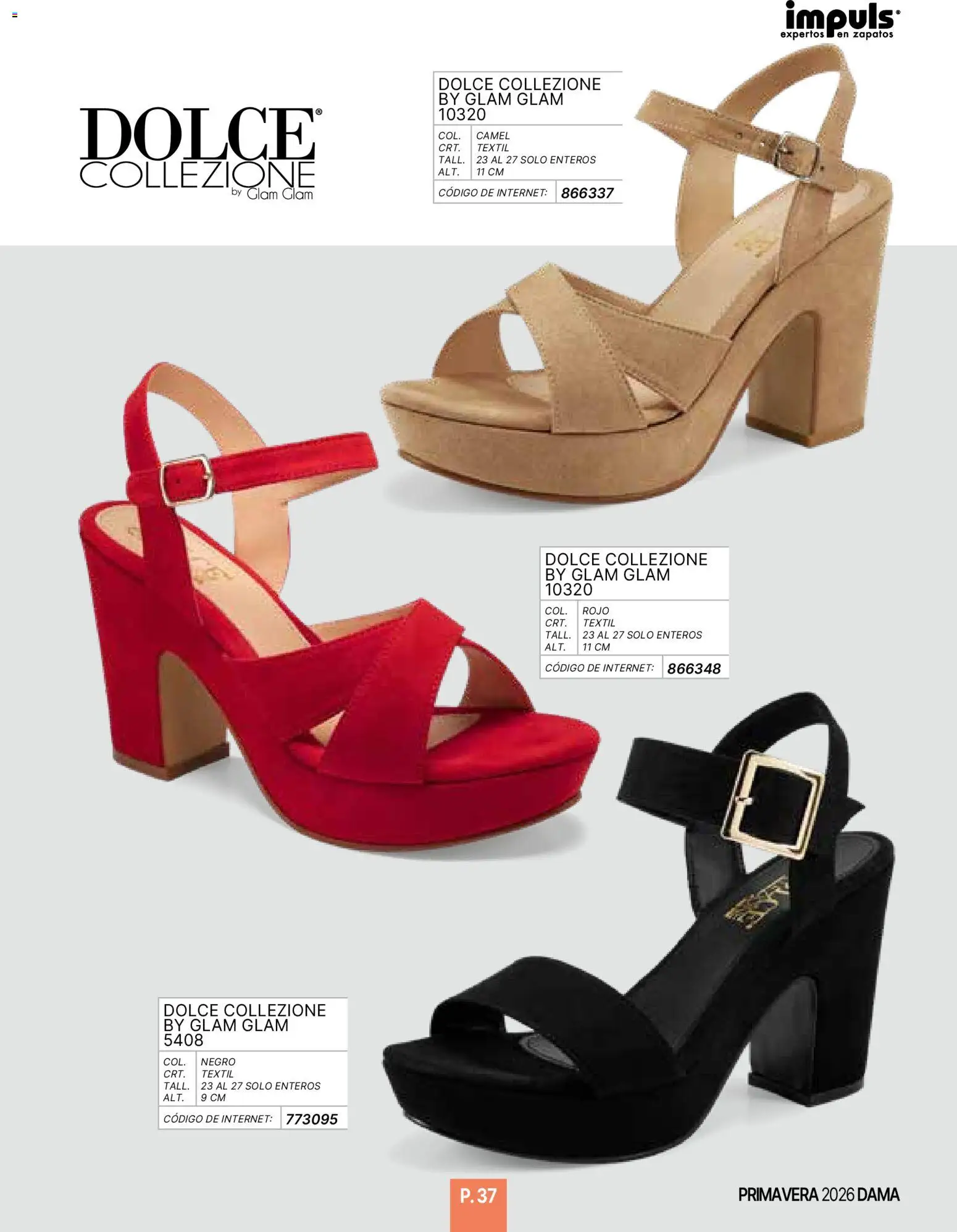 Nuevas ofertas de Impuls válidas en toda la República Mexicana desde el 01.01.2026. ¡Encuentra las mejores ofertas en Impuls catálogo Primavera! | Página: 39 | Productos: Zapatos