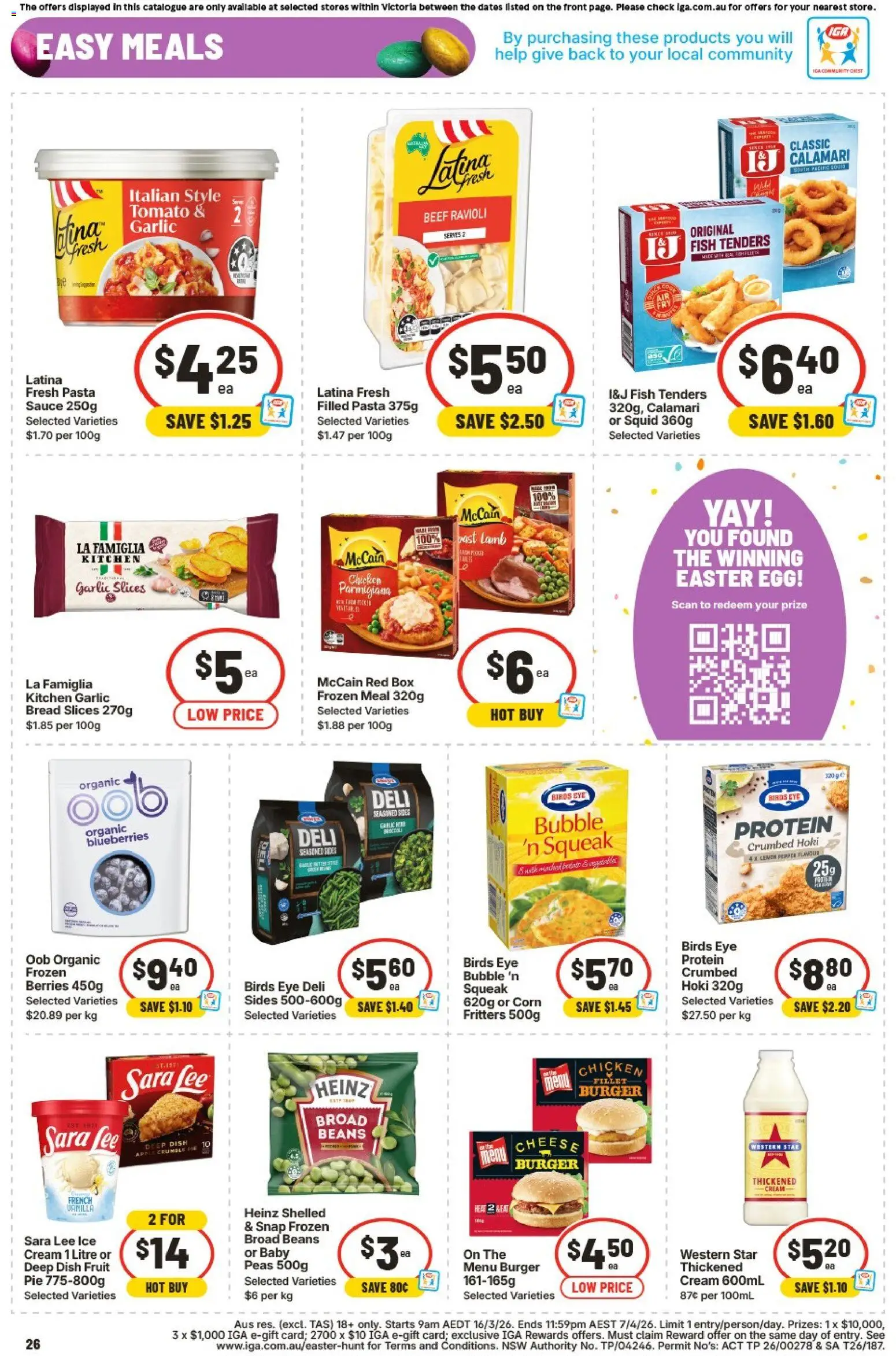 Ritchies catalogue - valid from 25.03.2026 | Page: 26 | Products: Box, Cheese, Lamb, Blueberries