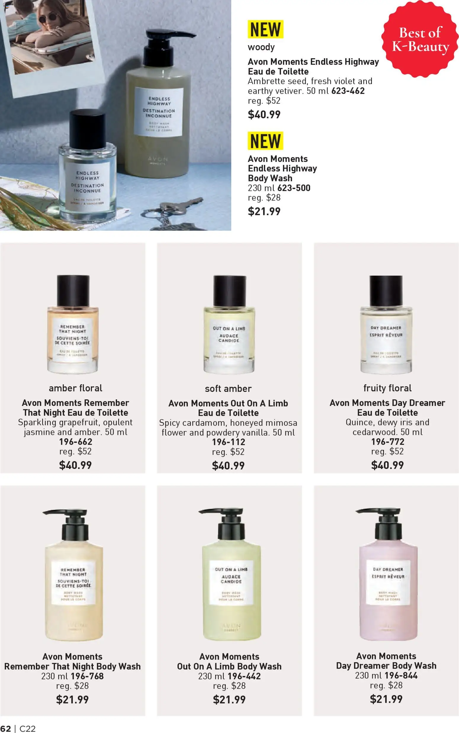 Avon flyer valid from 23.10.2025 | Page: 62 | Products: Eau de toilette, Body wash, Toilette
