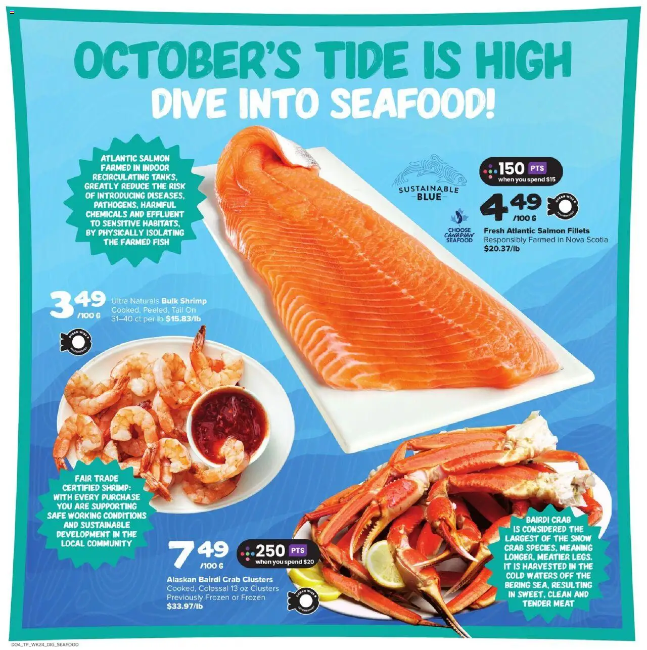Thrifty Foods flyer valid from 09.10.2025 | Page: 16 | Products: Fish