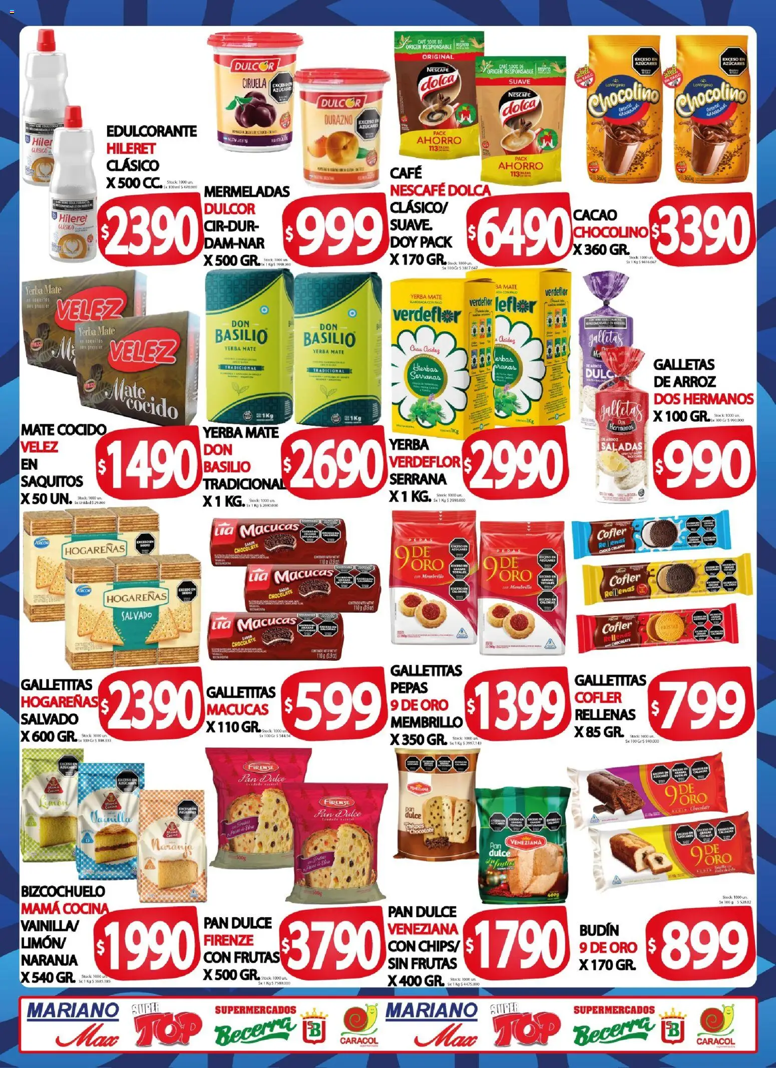 Mariano Max - Catálogo │ válido desde el 19.11.2025 | Página: 3 | Productos: Yerba, Budín, Edulcorante, Mate cocido