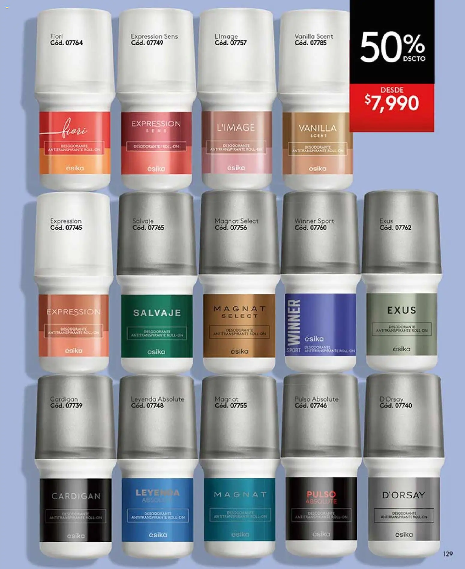 Ésika revista - valida desde el 03.11.2025 | Página: 141 | Productos: Desodorante, Antitranspirante