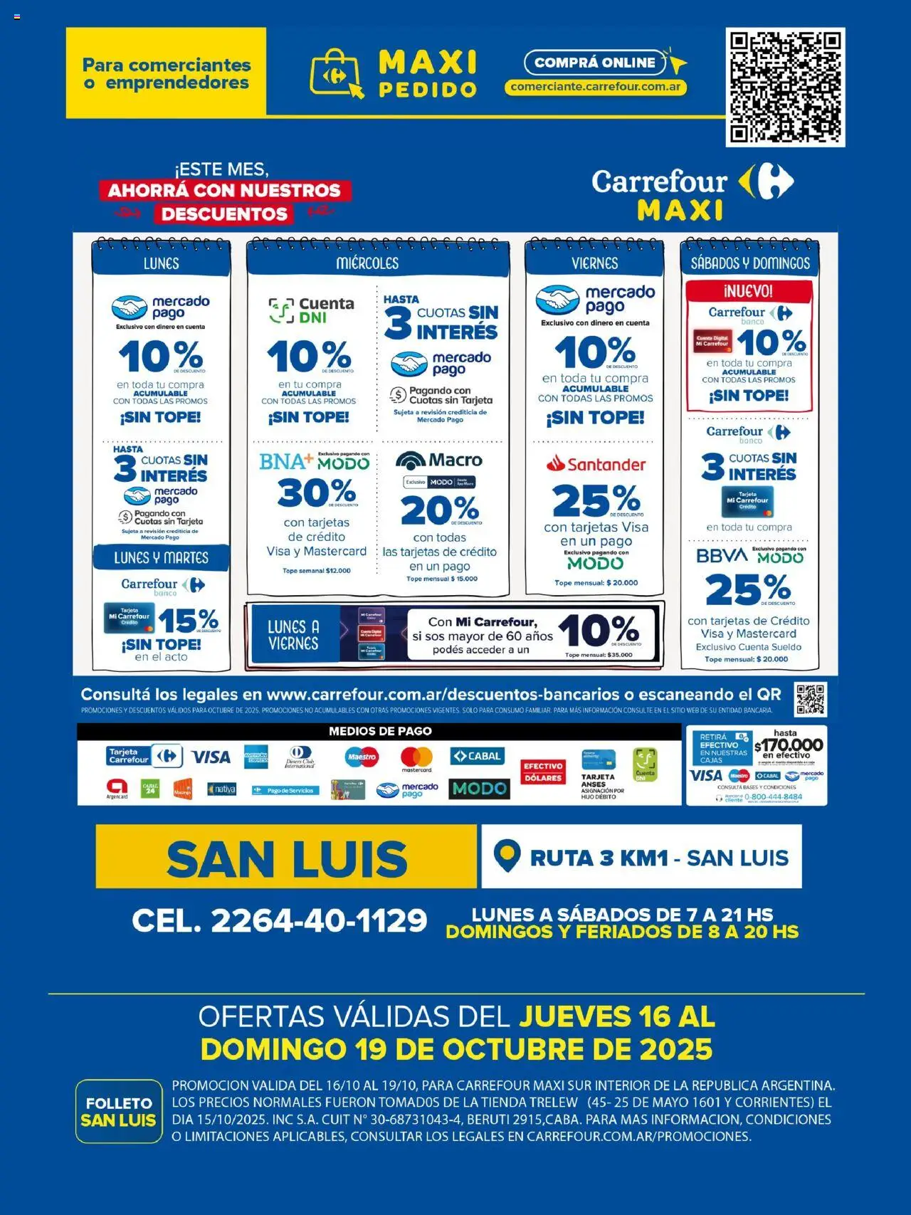 Carrefour Maxi catálogo - San Luis │ válido desde el 16.10.2025 | Página: 27 | Productos: Banco