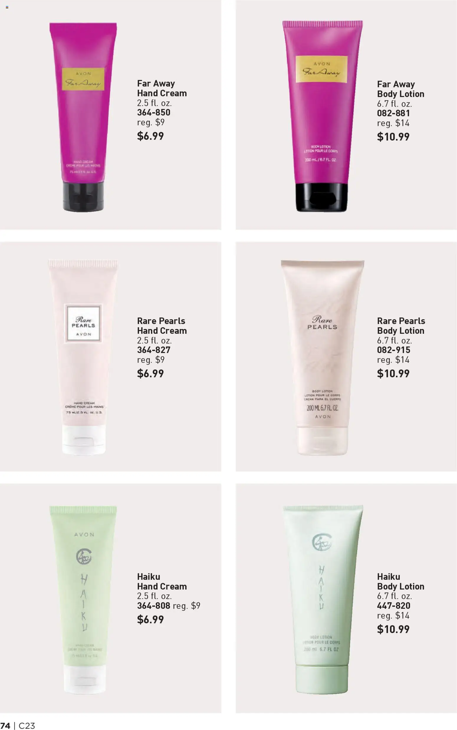 Avon Brochure - valid from 05.11.2025 | Page: 74 | Products: Hand cream, Cream