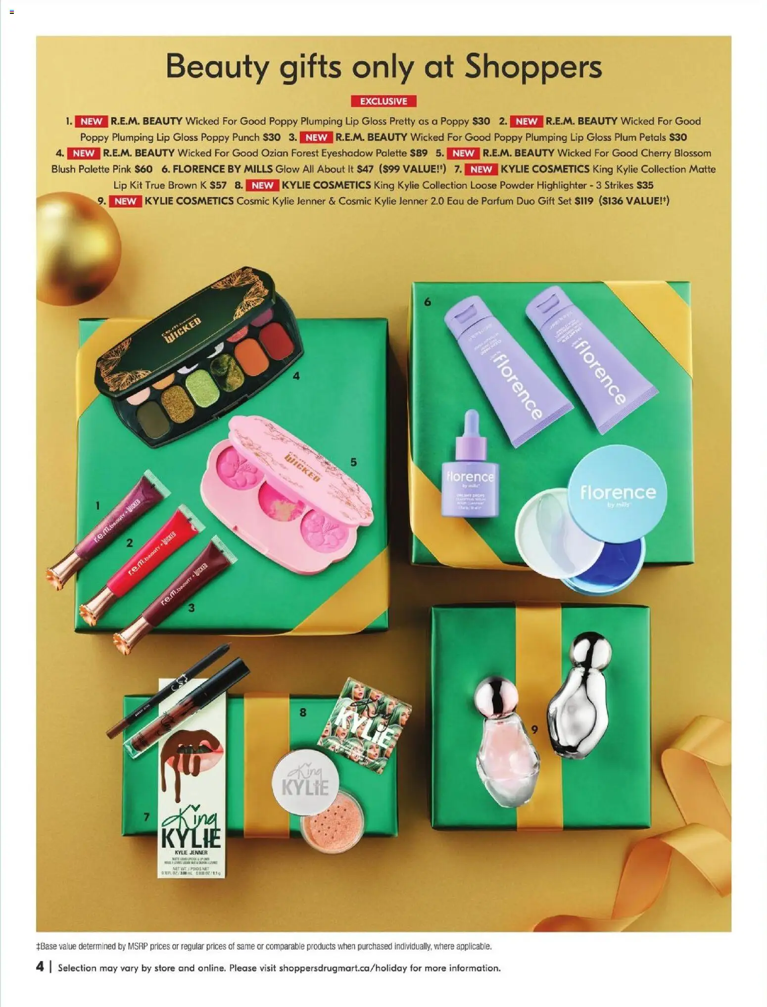 Shoppers flyer valid from 22.11.2025 | Page: 4 | Products: Powder, Blush, Highlighter, Lip gloss