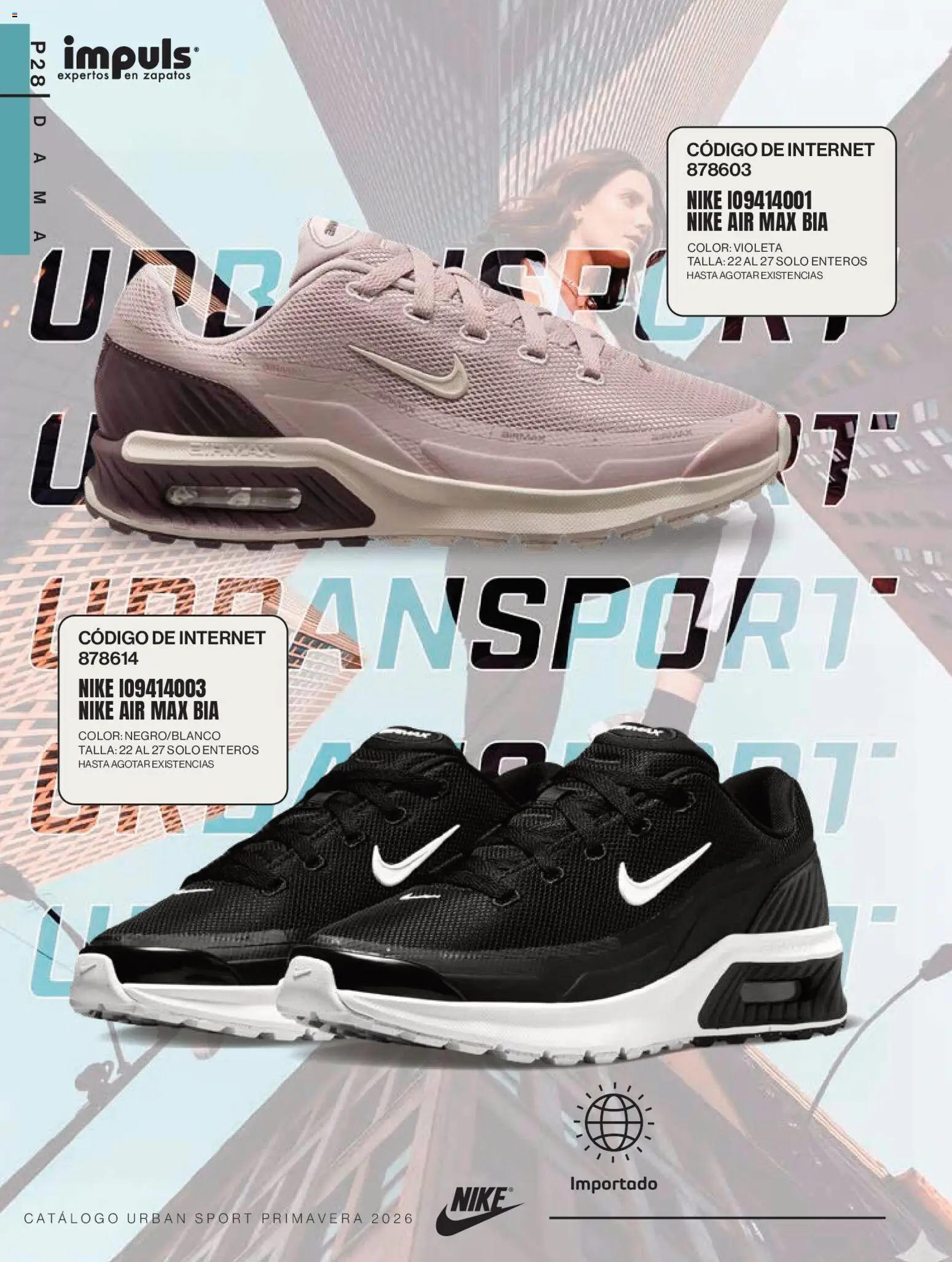 Nuevas ofertas de Impuls válidas en toda la República Mexicana desde el 01.03.2026. ¡Encuentra las mejores ofertas en Impuls catálogo Urban Sport! | Página: 30 | Productos: Zapatos