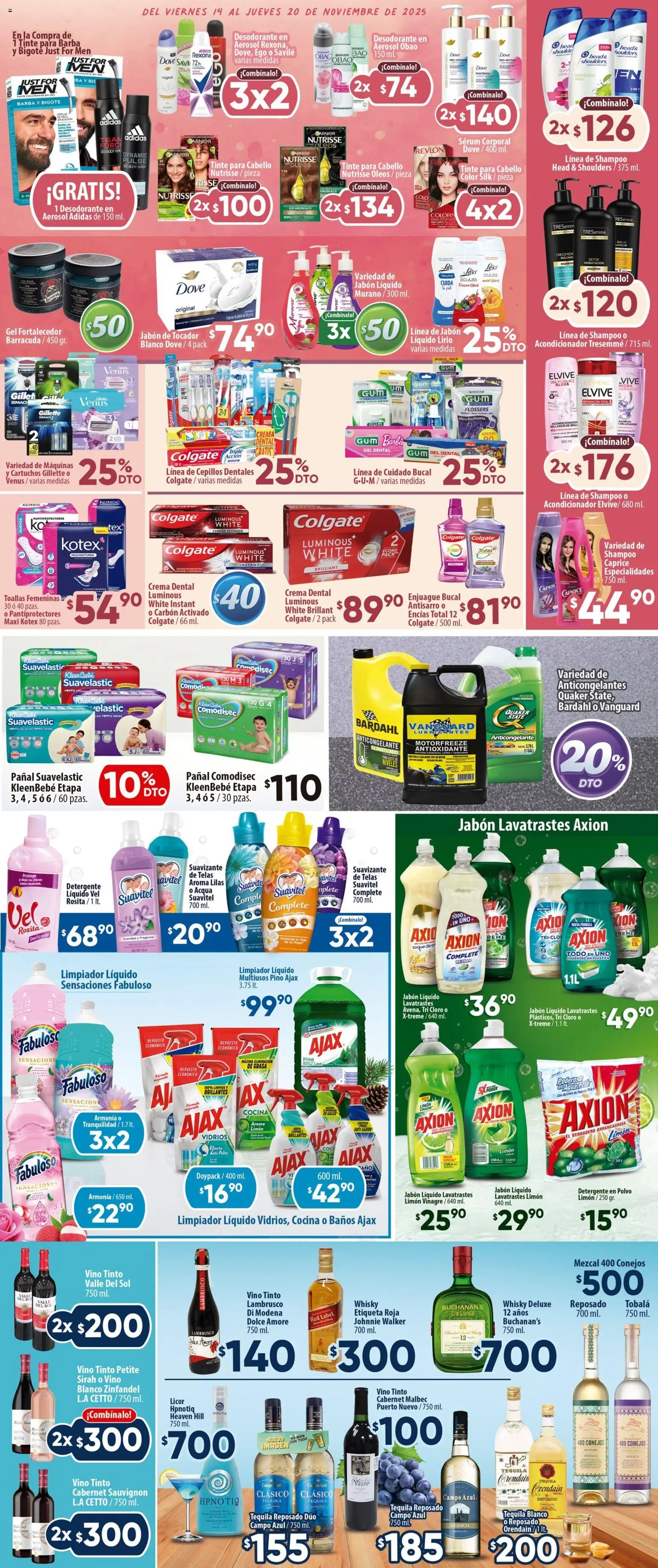 Nuevas ofertas de Calimax válidas en toda la República Mexicana desde el 14.11.2025. ¡Encuentra las mejores ofertas en Calimax folleto! | Página: 4 | Productos: Limón, Limpiador, Cocina, Acondicionador