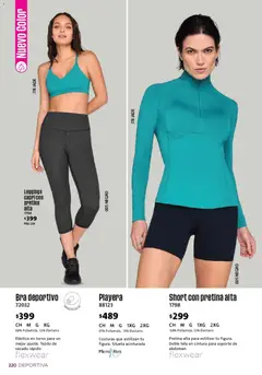 Vista previa de Ilusión catálogo Primavera, nuevo folleto de la tienda, válido en México a partir del 01.03.2026 | Página: 222 | Productos: Leggings, Playera, Short