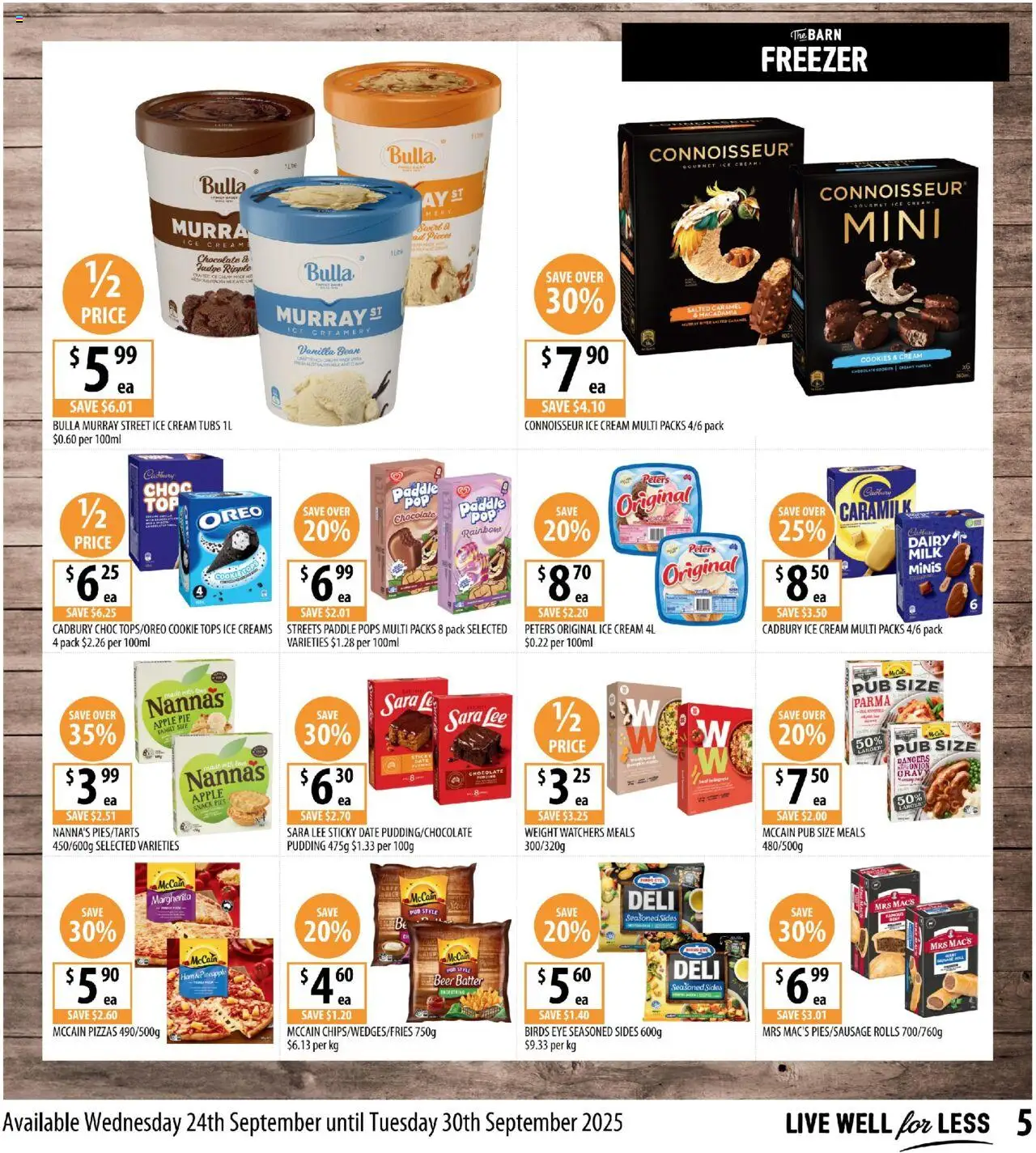 Supabarn catalogue - valid from 24.09.2025 | Page: 5 | Products: Chocolate, Beer, Cream, Pudding