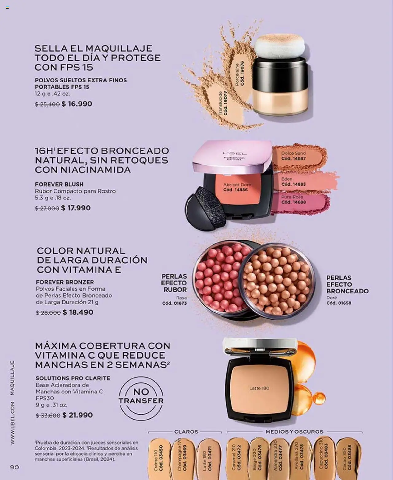 Catálogo L'Bel Campaña 13 │ válido desde el 29.07.2025 | Página: 90 | Productos: Almendra, Cacao, Maquillaje, Rubor