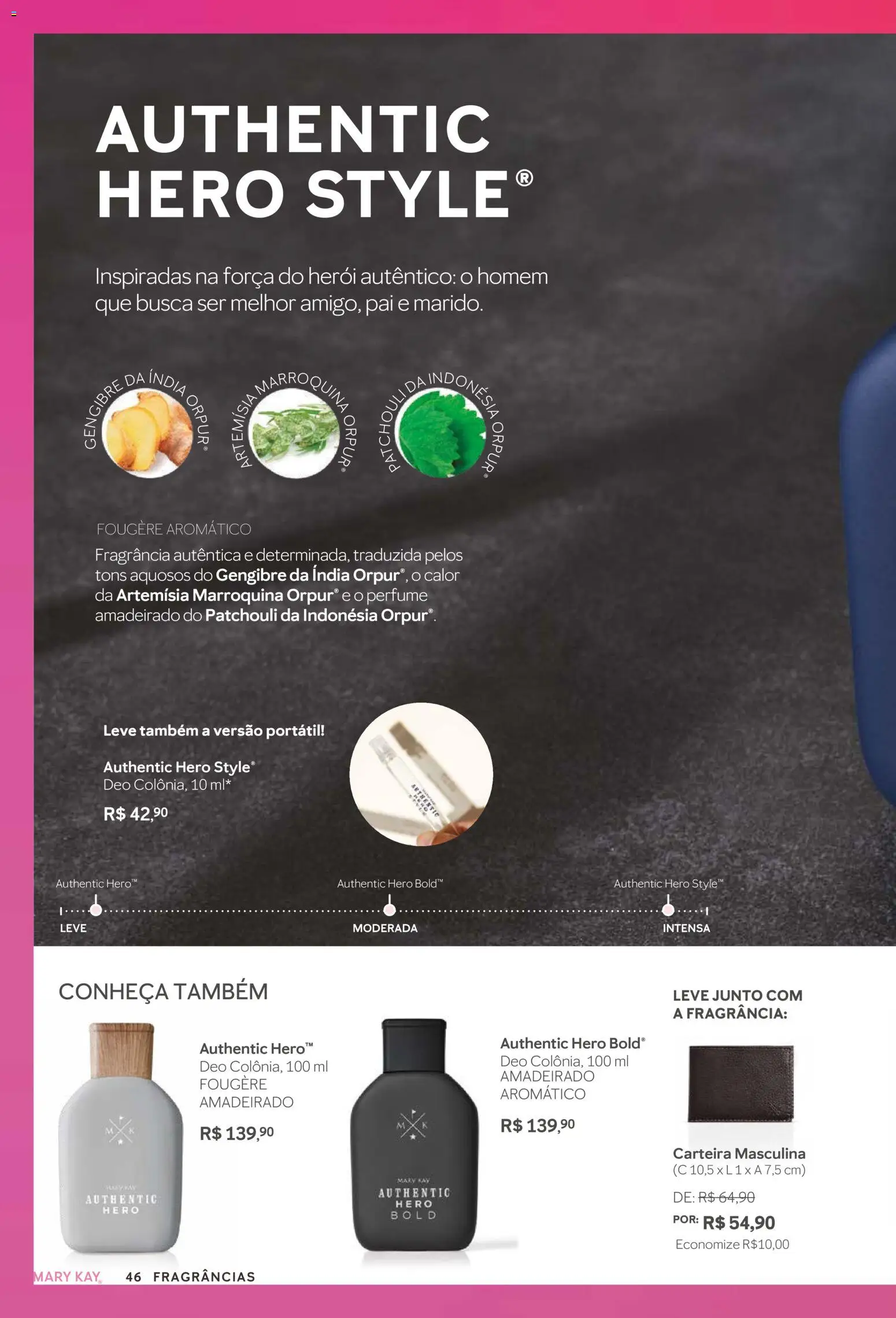 Mary Kay Folheto - válido de 01.01.2026 | Página: 46 | Produtos: Gengibre, Perfume, Fragrância, Carteira