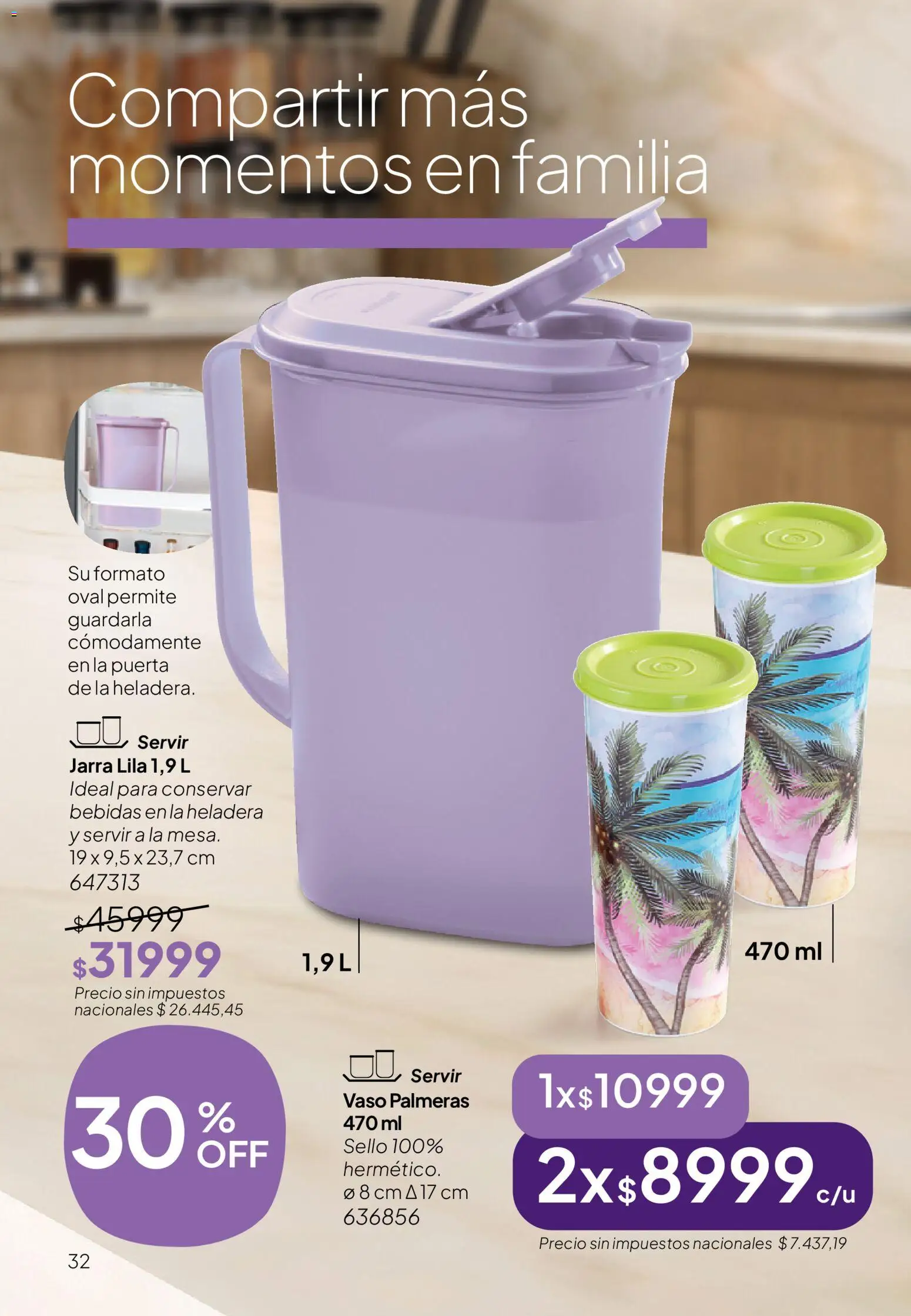 Tupperware Folleto │ válido desde el 28.04.2026 | Página: 33 | Productos: Jarra, Heladera