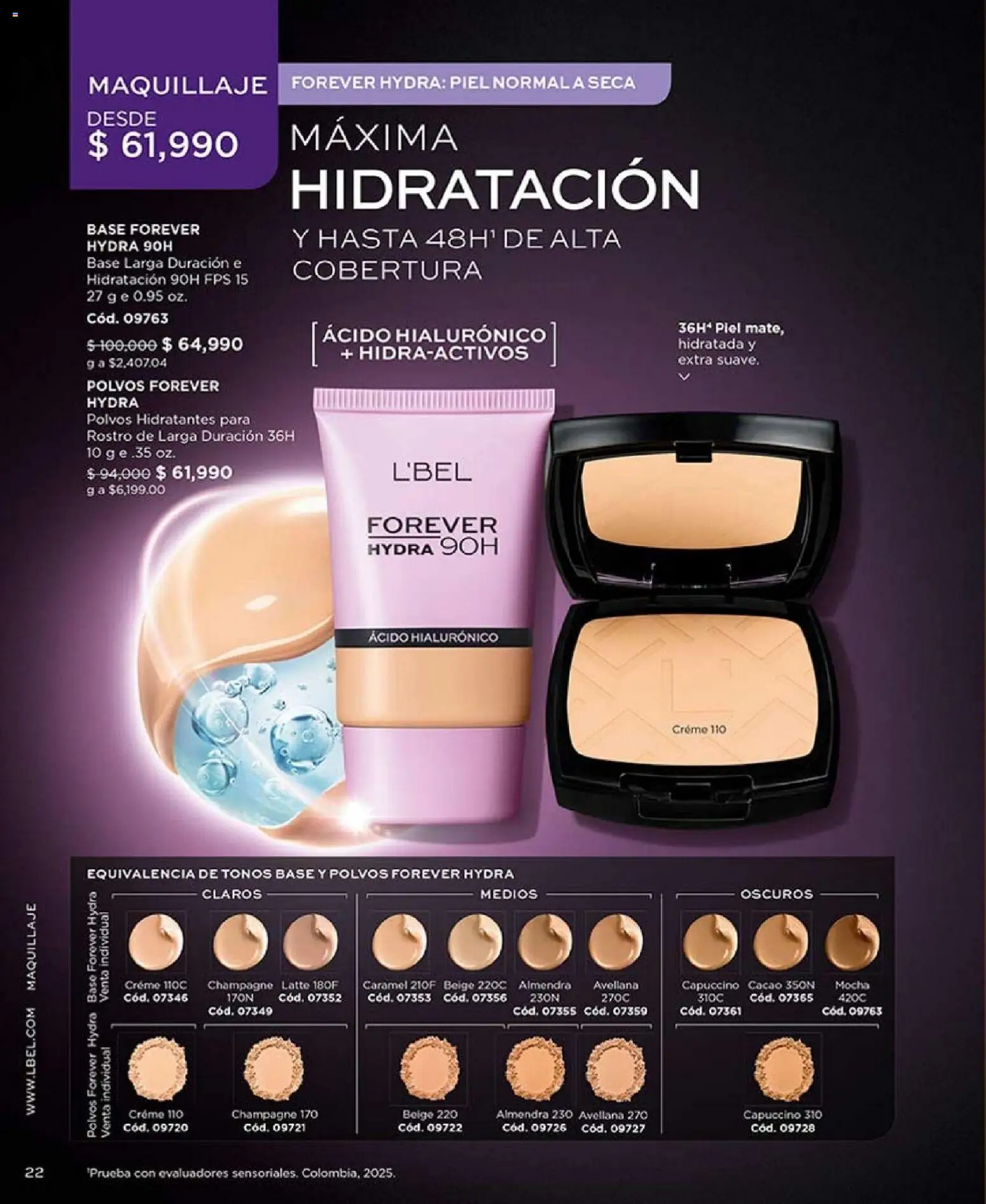 L'Bel revista - valida desde el 01.01.2026 | Página: 22 | Productos: Almendra, Individual, Maquillaje