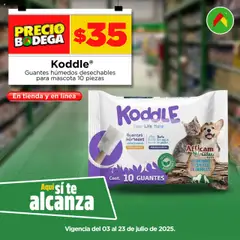 Nuevas ofertas de Bodega Aurrerá válidas en toda la República Mexicana desde el 03.07.2025. ¡Encuentra las mejores ofertas en Bodega Aurrerá folleto Limpia a tu mascota! | Página: 4 | Productos: Guantes, Mate, Fragancia, Jabón