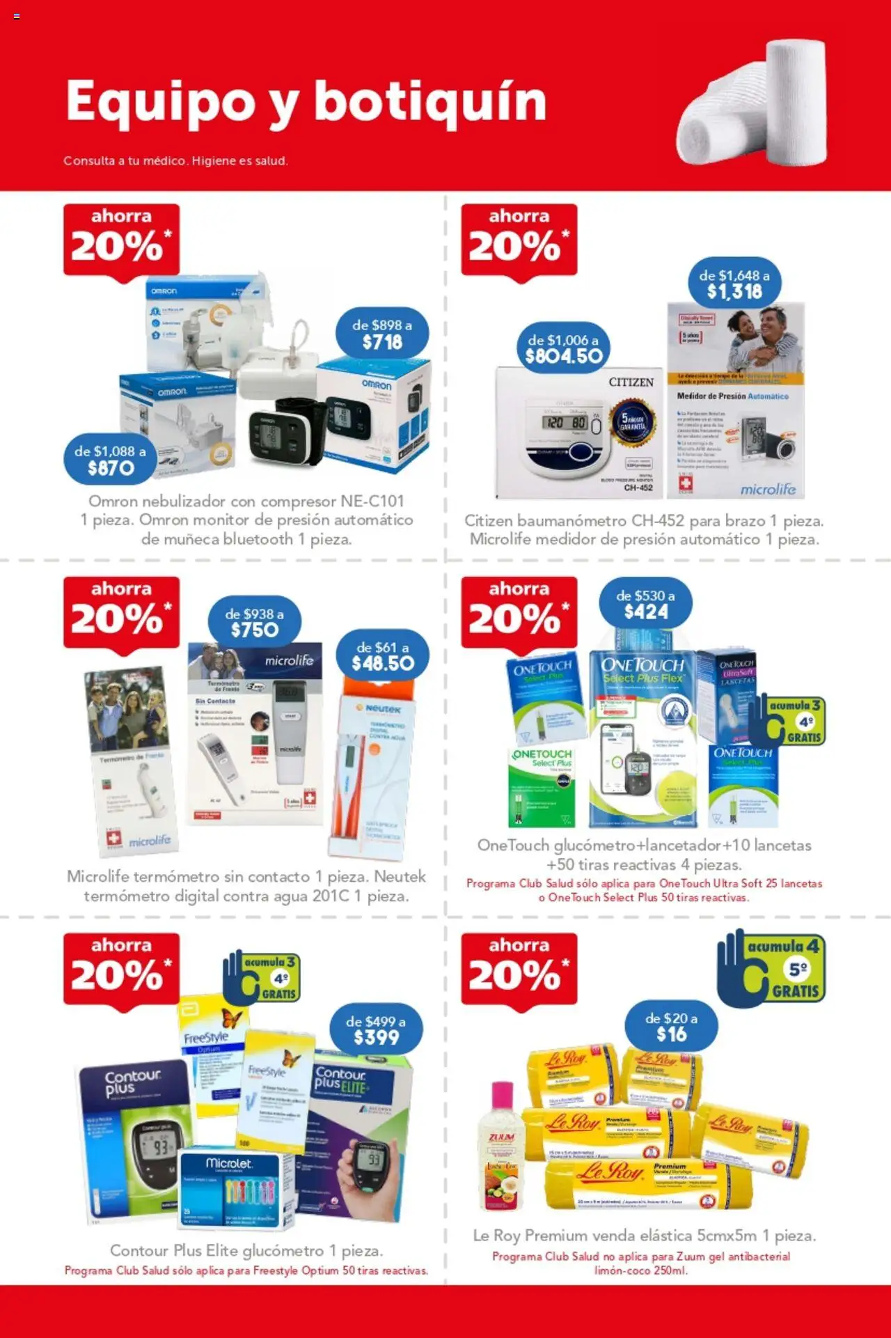 Nuevas ofertas de Farmacia San Pablo válidas en toda la República Mexicana desde el 17.08.2025. ¡Encuentra las mejores ofertas en Farmacia San Pablo - Catálogo Regreso a Clases! | Página: 7 | Productos: Termómetro, Agua, Monitor, Nebulizador
