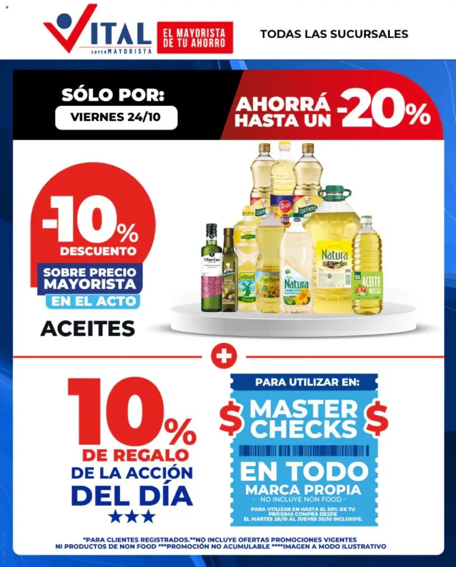 Vital - Todas las sucursales │ válido desde el 24.10.2025 | Página: 1 | Productos: Sobre, Aceite