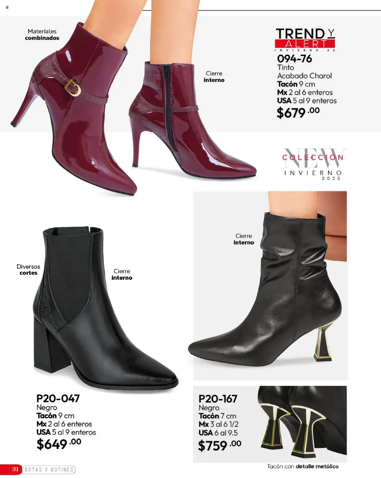 Nuevas ofertas de Cklass válidas en toda la República Mexicana desde el 16.09.2025. ¡Encuentra las mejores ofertas en Cklass - Catálogo Invierno! | Página: 187 | Productos: Botas, Botines