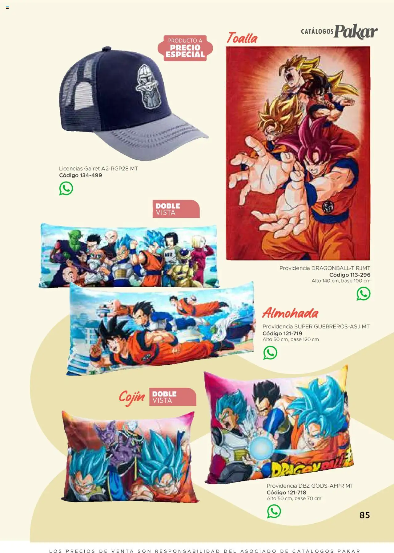 Nuevas ofertas de SC Pakar válidas en toda la República Mexicana desde el 24.07.2025. ¡Encuentra las mejores ofertas en SC Pakar - Catálogo Nino otoño / invierno! | Página: 85 | Productos: Toalla, Almohada