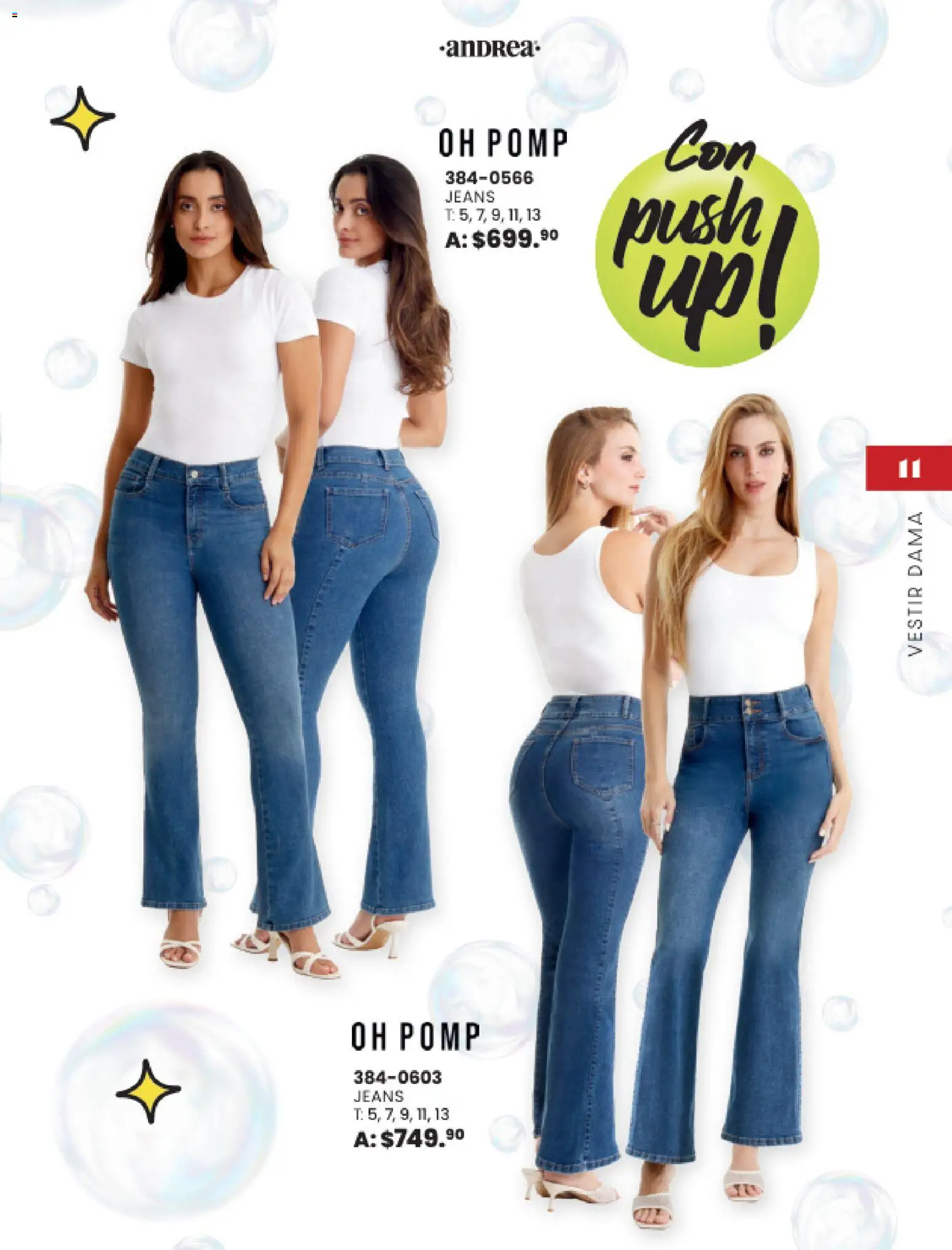 Nuevas ofertas de Andrea válidas en toda la República Mexicana desde el 16.11.2025. ¡Encuentra las mejores ofertas en Andrea catálogo Moda Joven! | Página: 11