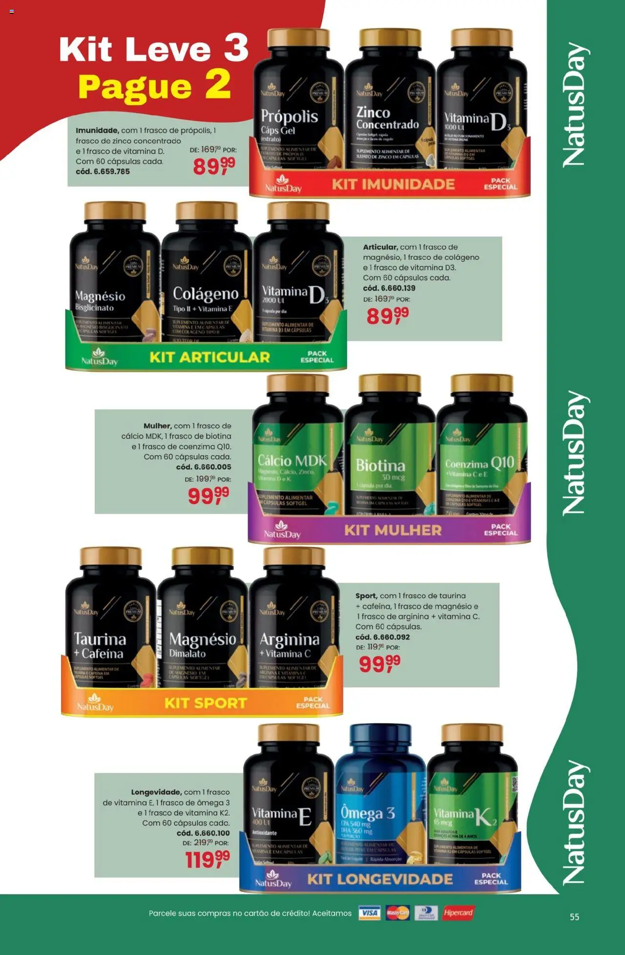 Quatro Estações Folheto - válido de 01.12.2025 | Página: 55 | Produtos: Colágeno, Coenzima, Vitamina d, Própolis