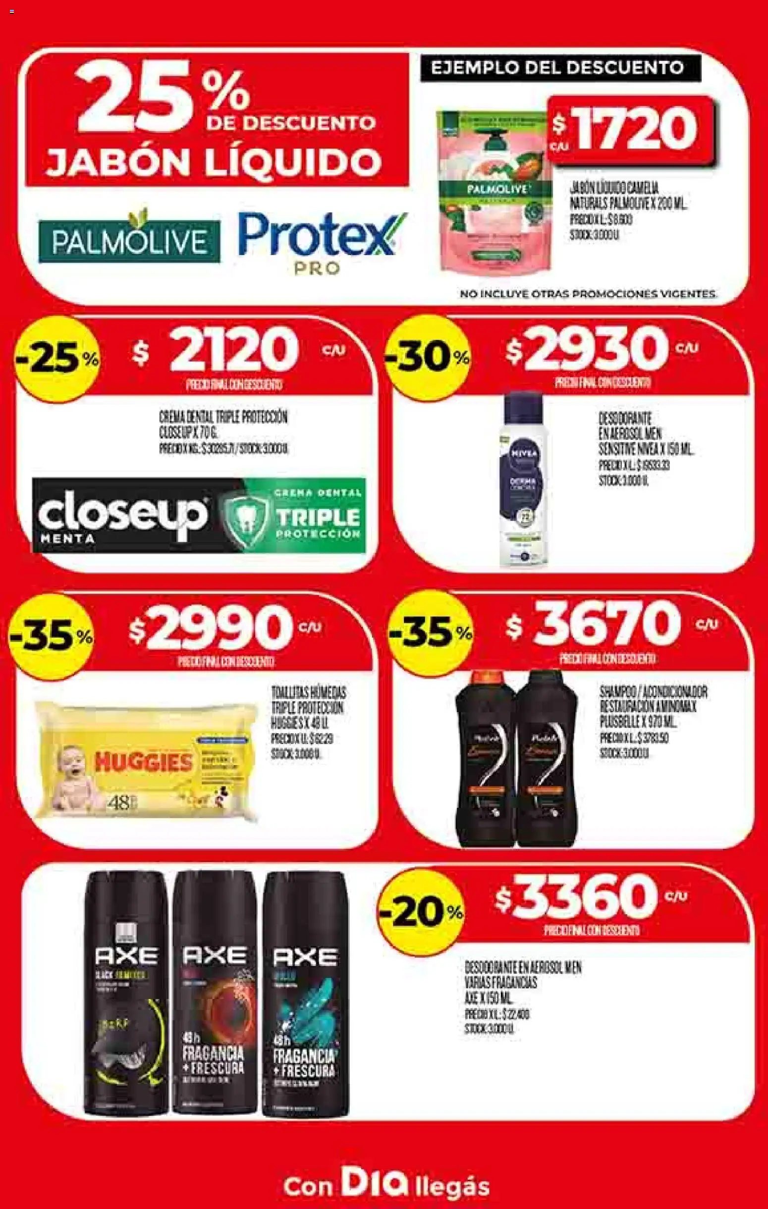 Supermercado DIA Ofertas │ válido desde el 21.01.2026 | Página: 19 | Productos: Jabón líquido, Shampoo, Toallitas húmedas, Jabón