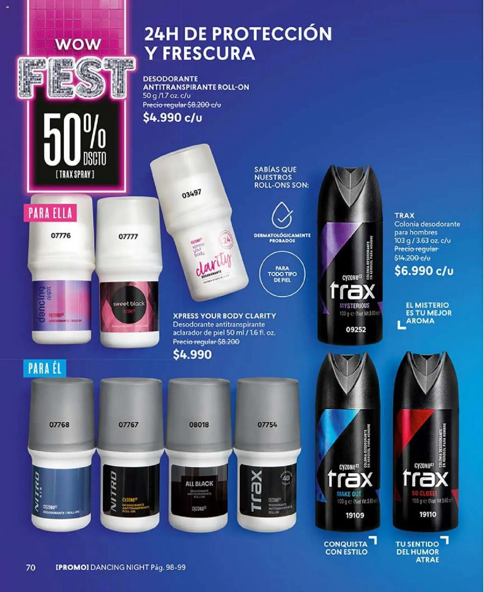 Catálogo CyZone Campaña 4 │ válido desde el 15.02.2026 | Página: 70 | Productos: Body, Desodorante, Antitranspirante