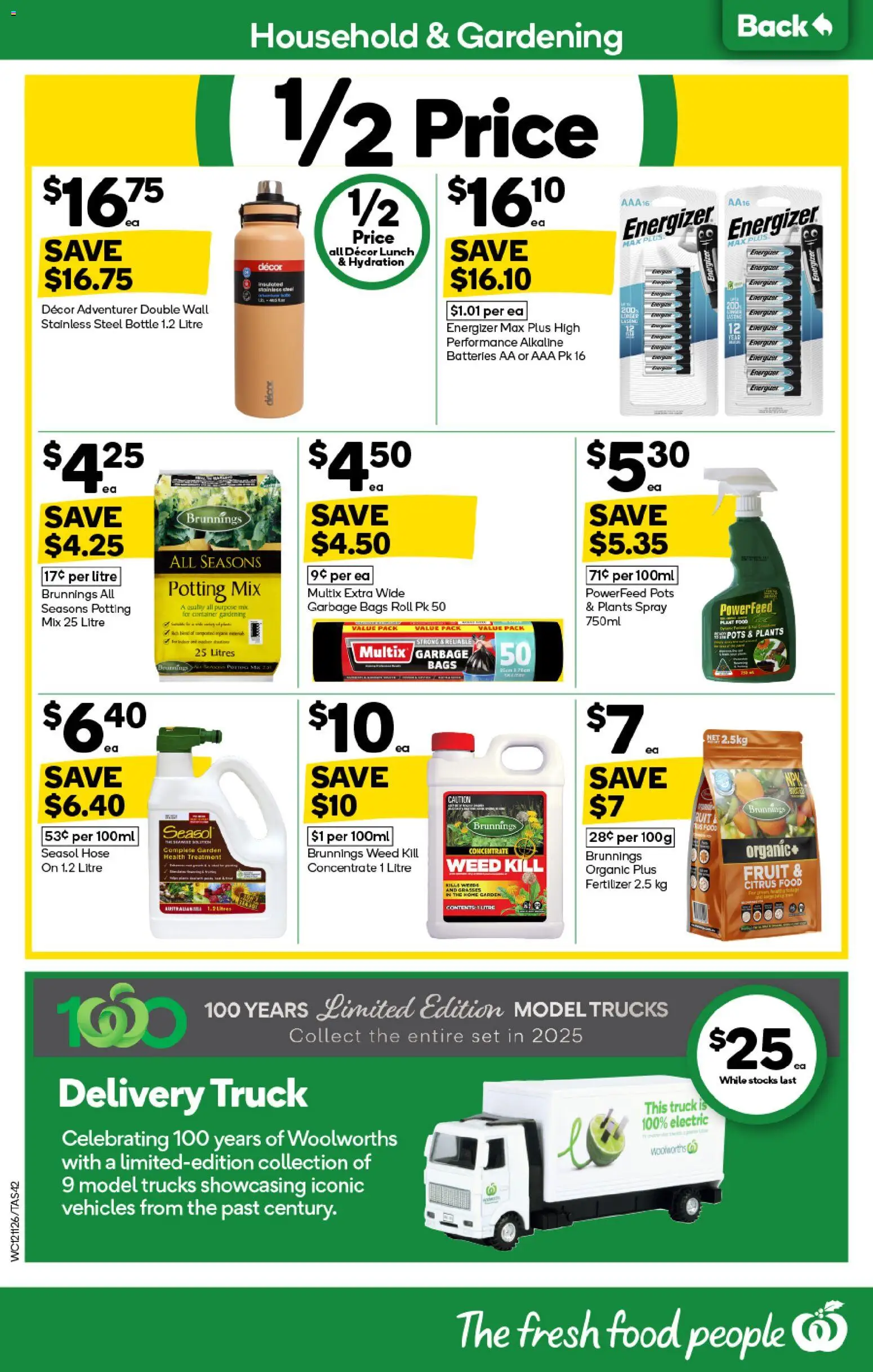 Woolworths catalogue - valid from 12.11.2025 | Page: 42 | Products: Fertilizer, Household, Garbage bags, Treatment