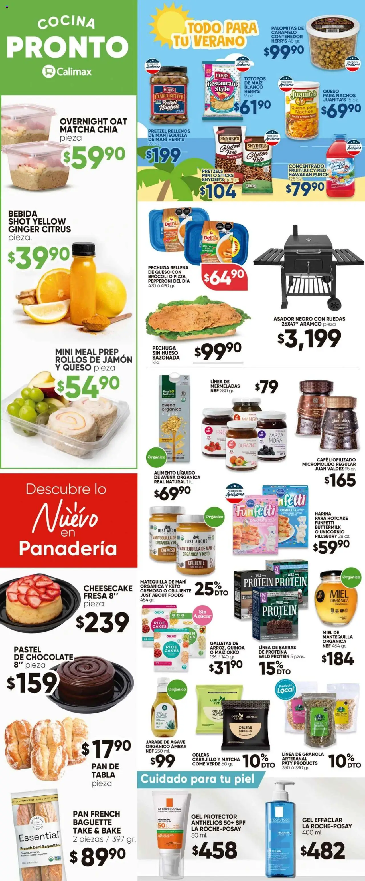 Nuevas ofertas de Calimax válidas en toda la República Mexicana desde el 15.08.2025. ¡Encuentra las mejores ofertas en Calimax - Folleto Plus! | Página: 2 | Productos: Maíz, Durazno, Pan, Pizza