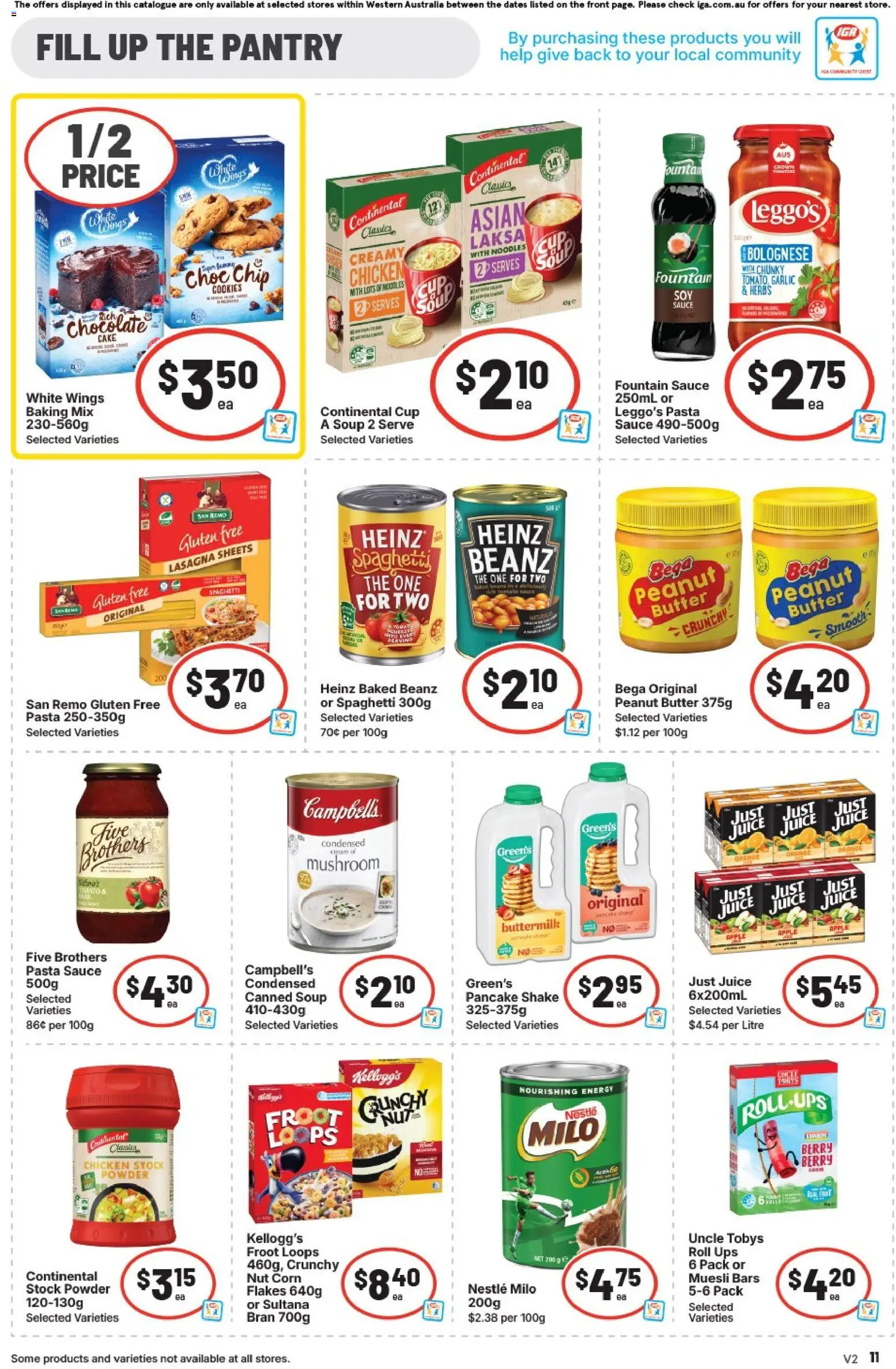 IGA catalogue - valid from 11.03.2026 | Page: 11 | Products: Flakes, Soup, Garlic, UPS