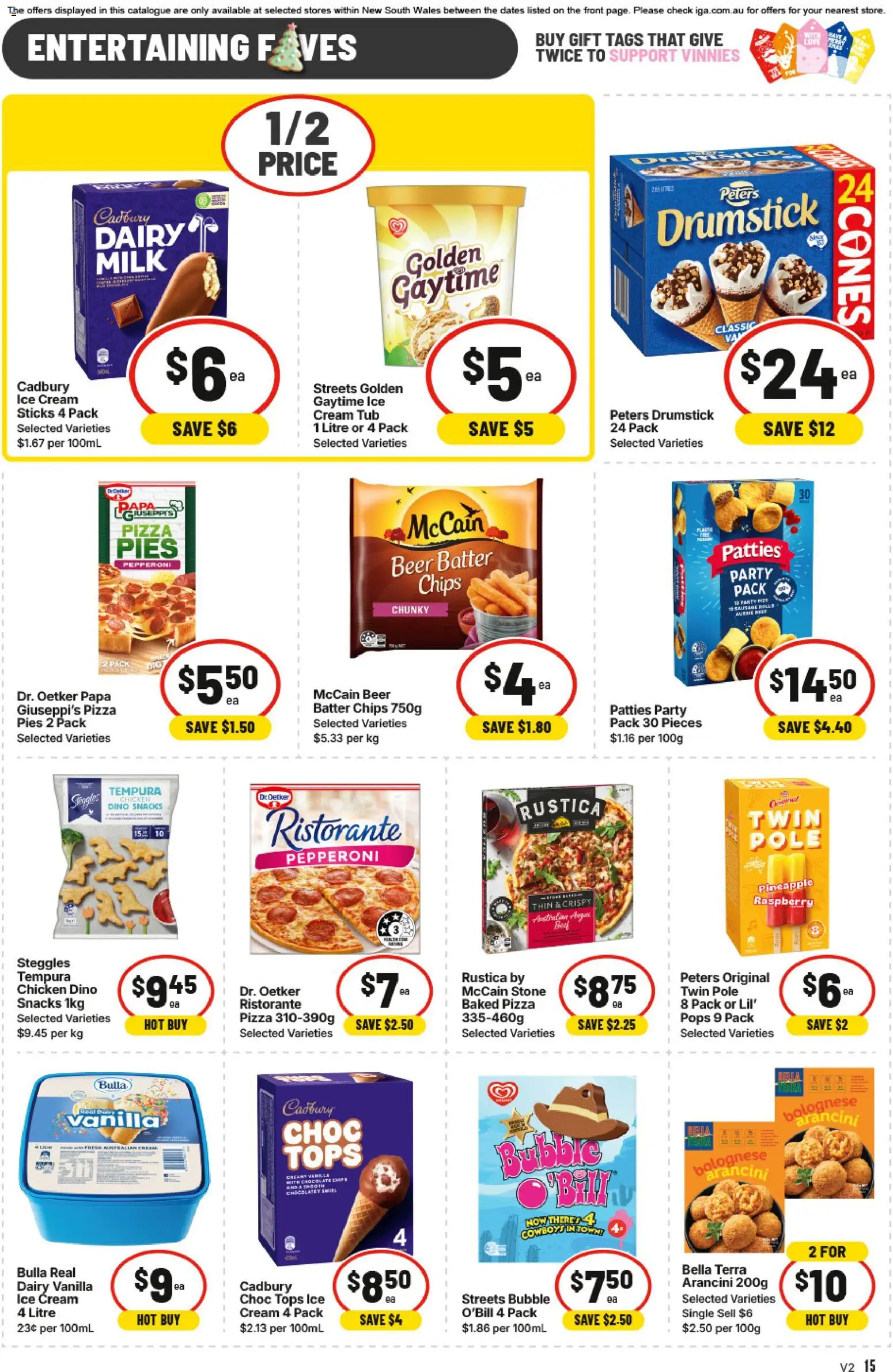 IGA catalogue - valid from 12.11.2025 | Page: 11 | Products: Dairy, Chicken, Ice cream, Raspberry