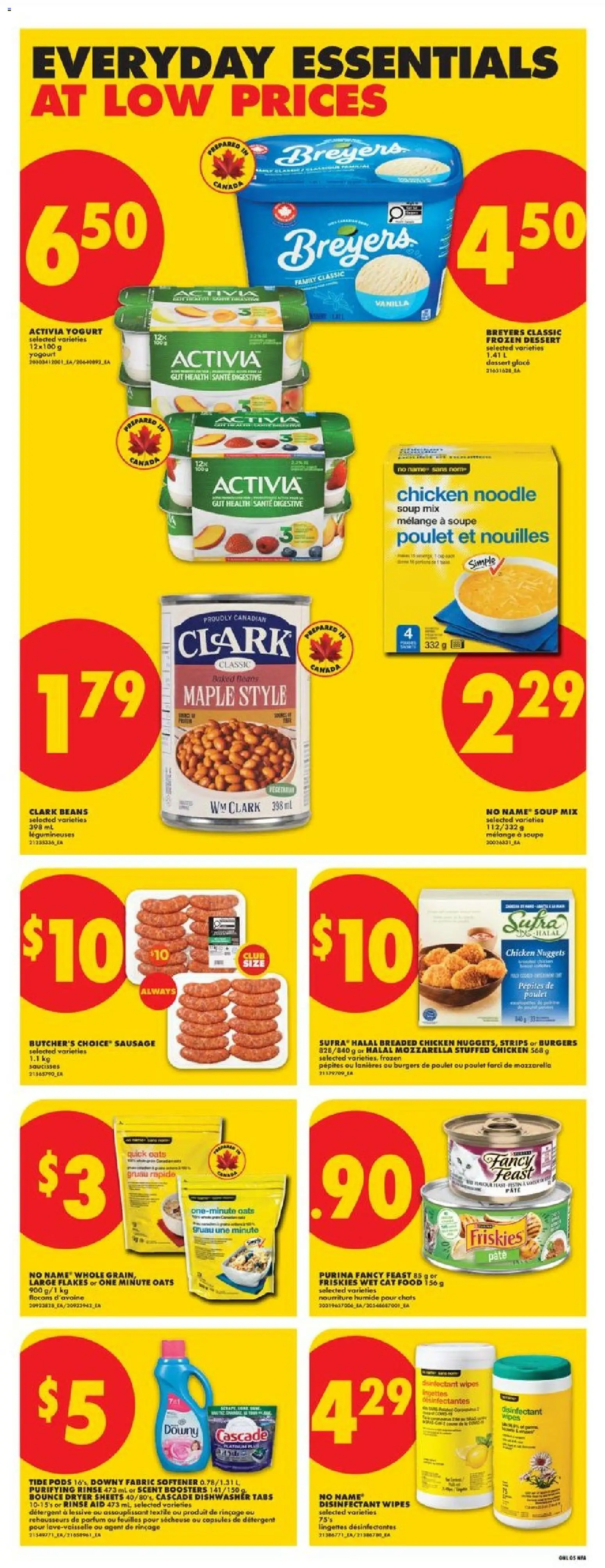 No Frills flyer valid from 09.04.2026 | Page: 11 | Products: Flakes, Dryer, Dishwasher, Chicken