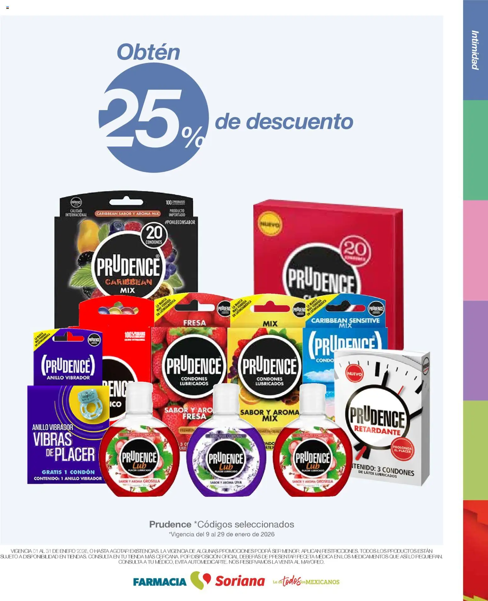 Nuevas ofertas de Soriana válidas en toda la República Mexicana desde el 01.01.2026. ¡Encuentra las mejores ofertas en Soriana - Folleto Farnacia Súper Nacional! | Página: 9 | Productos: Fresa, Uva, Anillo