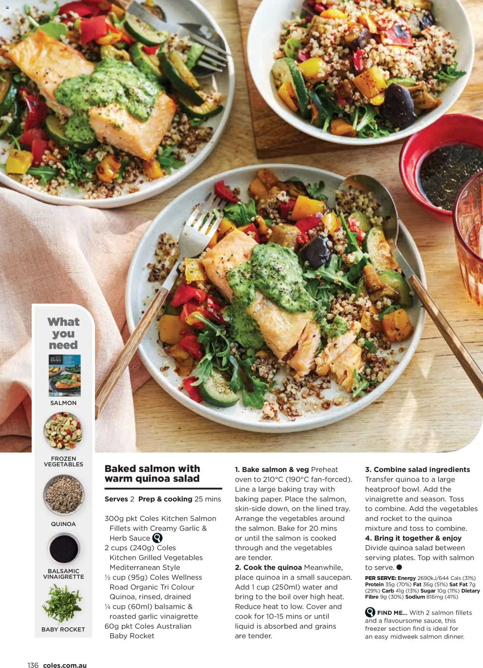 Coles catalogue - valid from 05.03.2026 | Page: 136 | Products: Herb, Rocket, Freezer, Oven